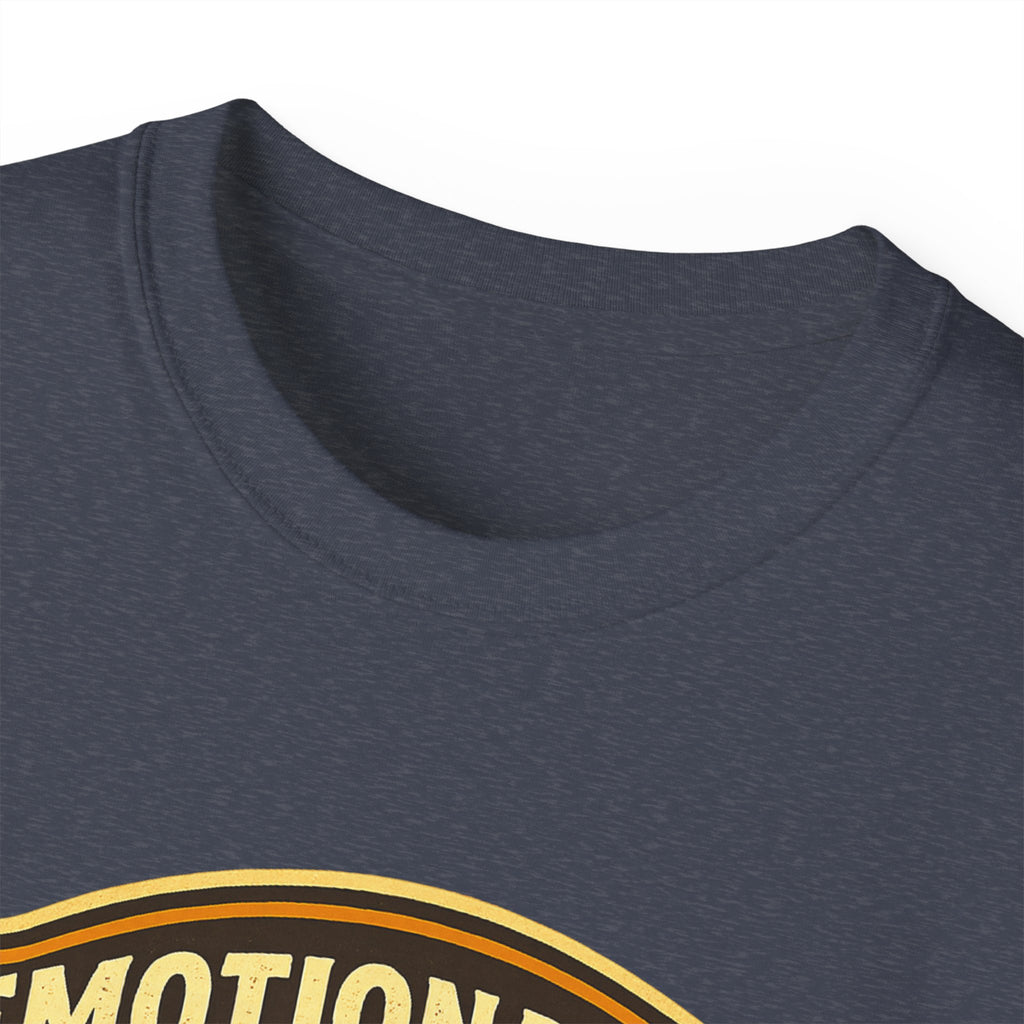 Pickleball Sunset Badge T‑Shirt  Emotionally Fueled by Pickleball