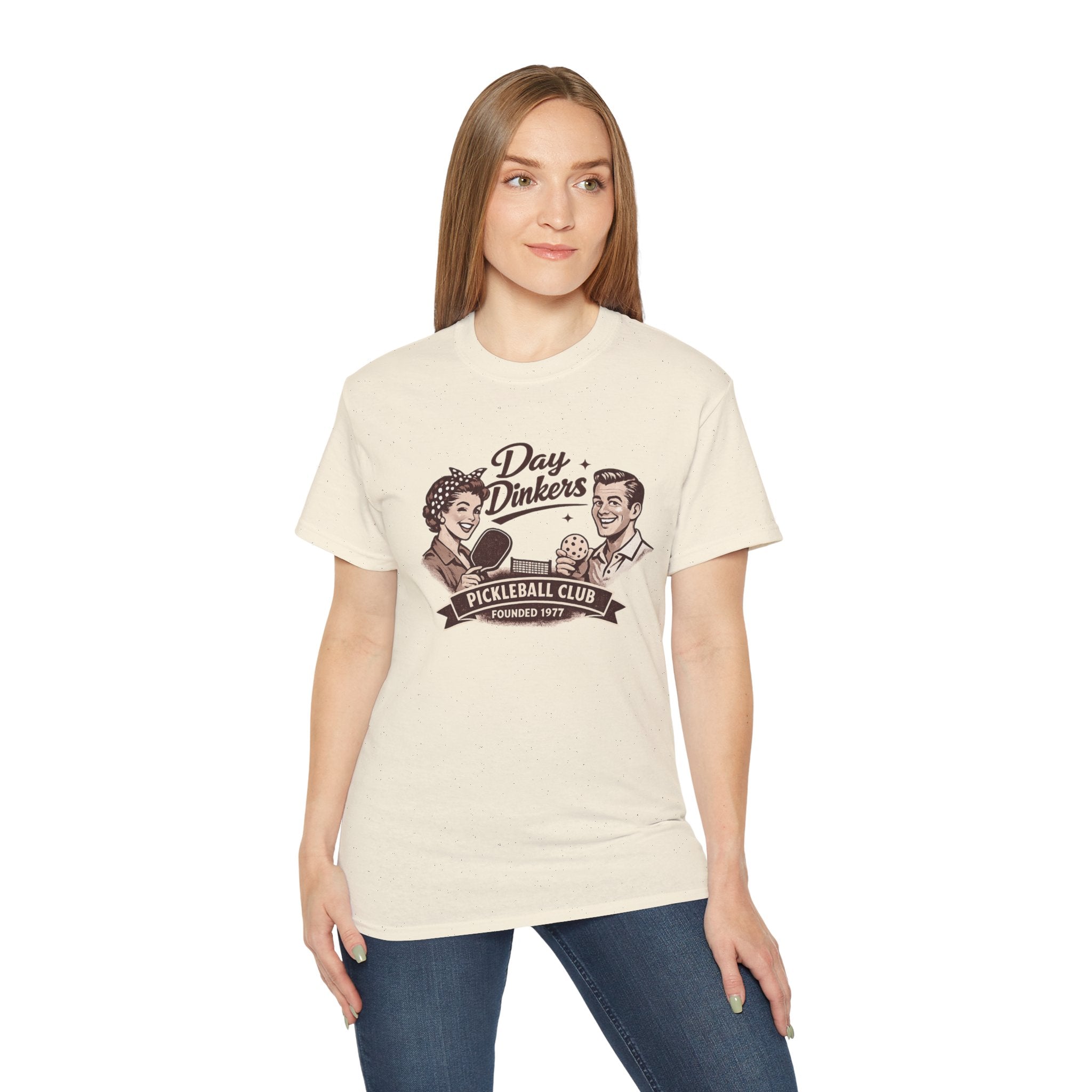 Day Drinkers Pickleball Club Tee – Vintage Pickleball Shirt