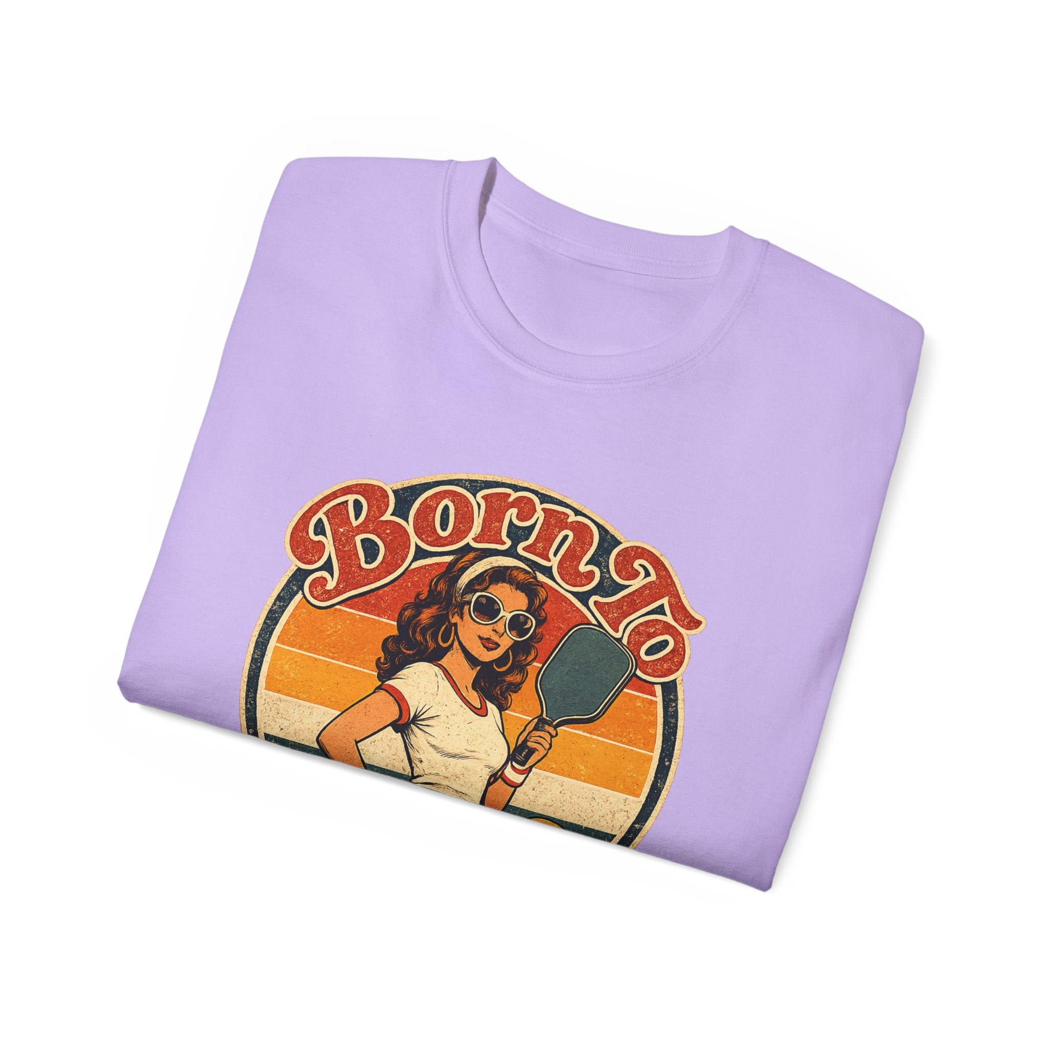 Born To Bang Pickleball Retro 70’s Tee