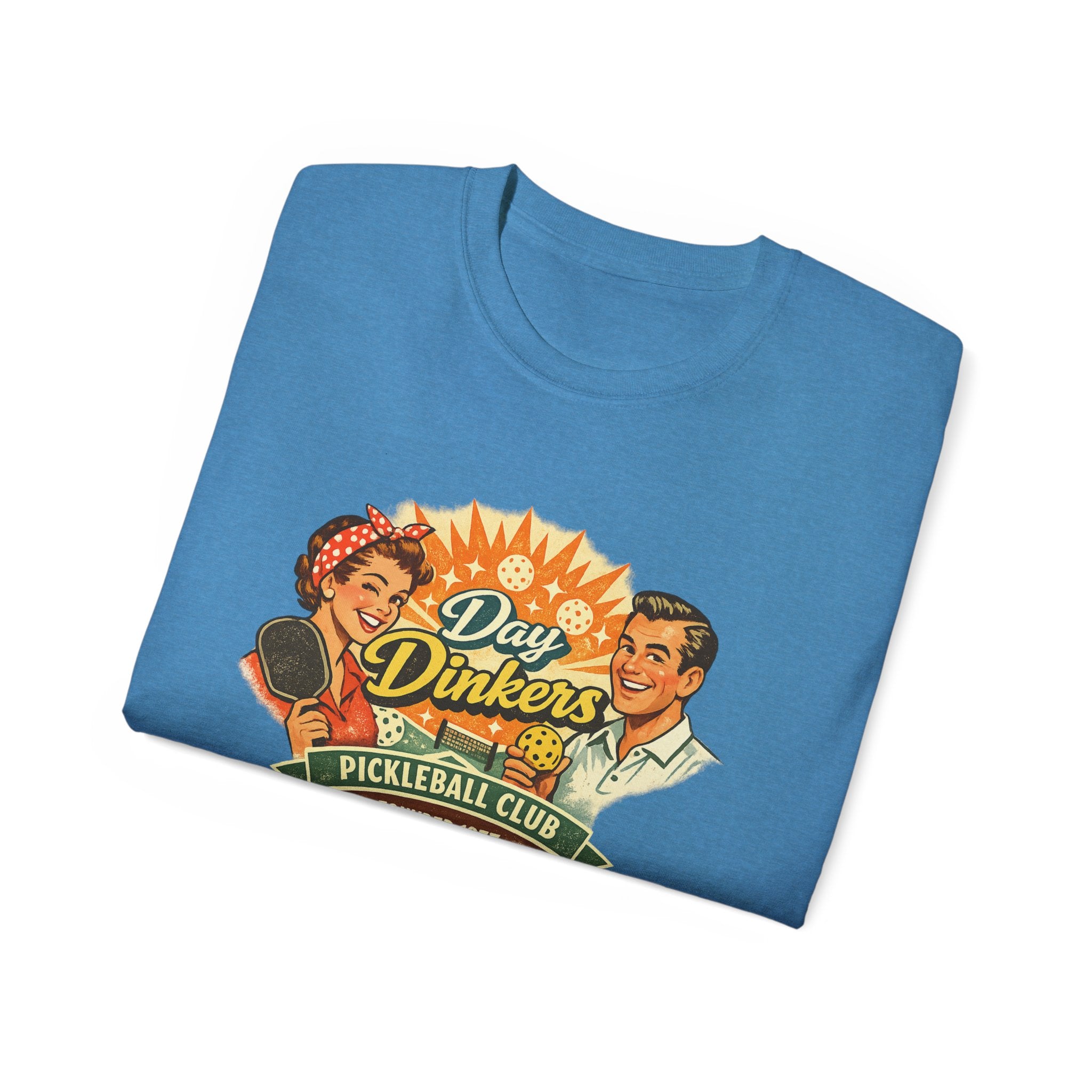 Day Drinkers Pickleball Club T-Shirt — Retro Pickleball Tee