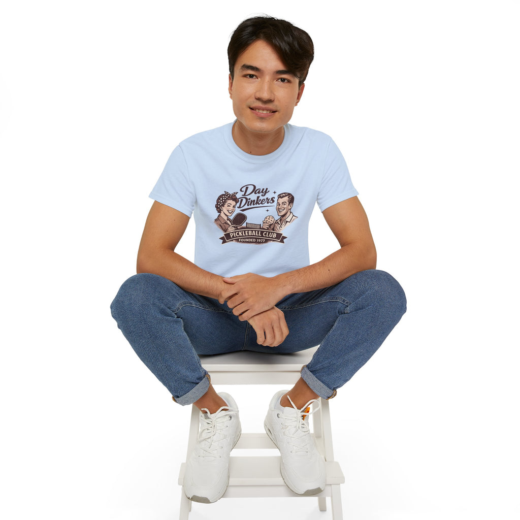 Day Drinkers Pickleball Club Tee – Vintage Pickleball Shirt