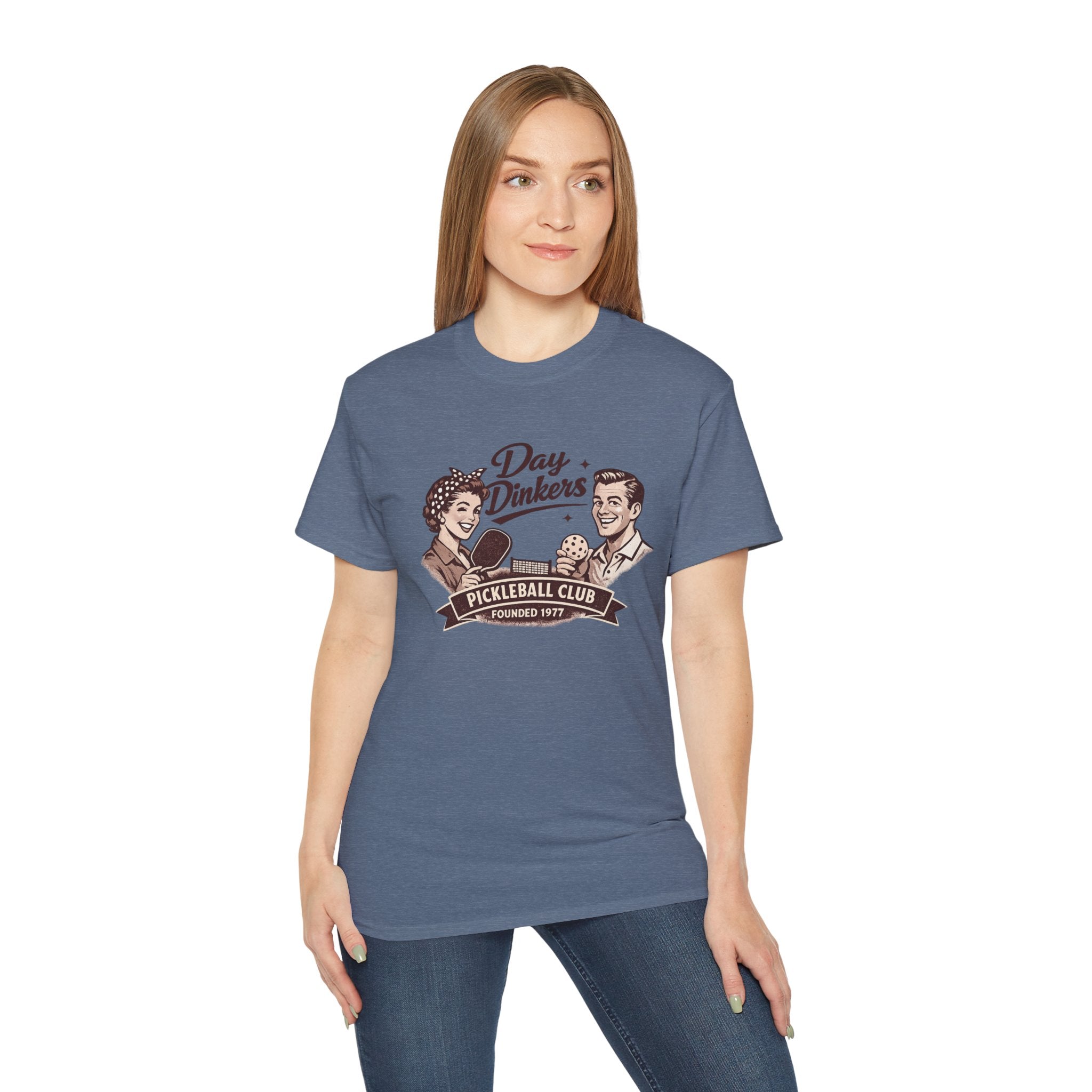 Day Drinkers Pickleball Club Tee – Vintage Pickleball Shirt