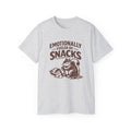 Emotionally Fueled by Snacks T-Shirt — Cute Squirrel Snack Graphic Tee