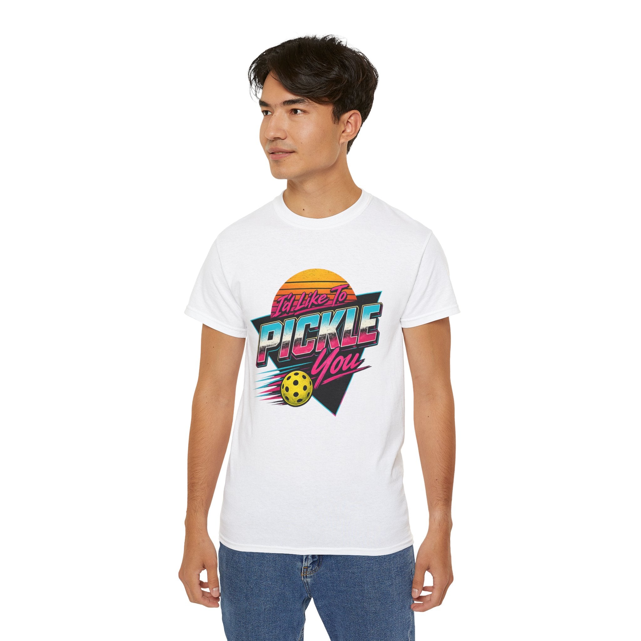 Retro 'I'll Like to Pickle You' Pickleball Tee