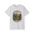 Adventure Graphic Tee — “Out Looking for My Will to Survive” Mountain Hiking Shirt