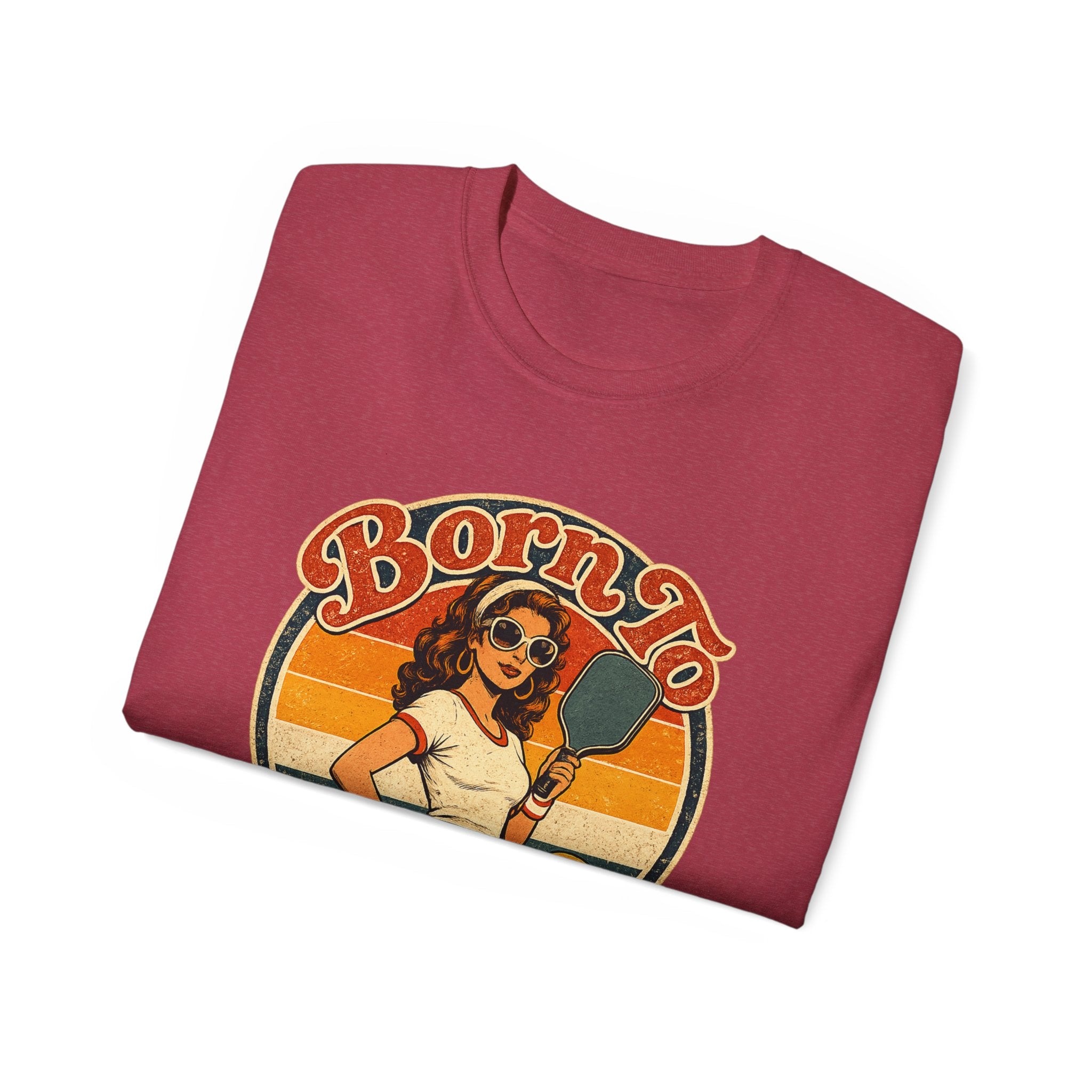 Born To Bang Pickleball Retro 70’s Tee
