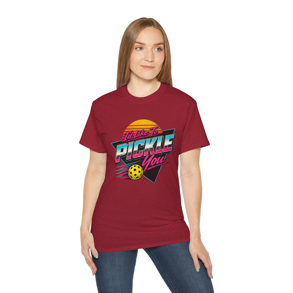 Retro 'I'll Like to Pickle You' Pickleball Tee