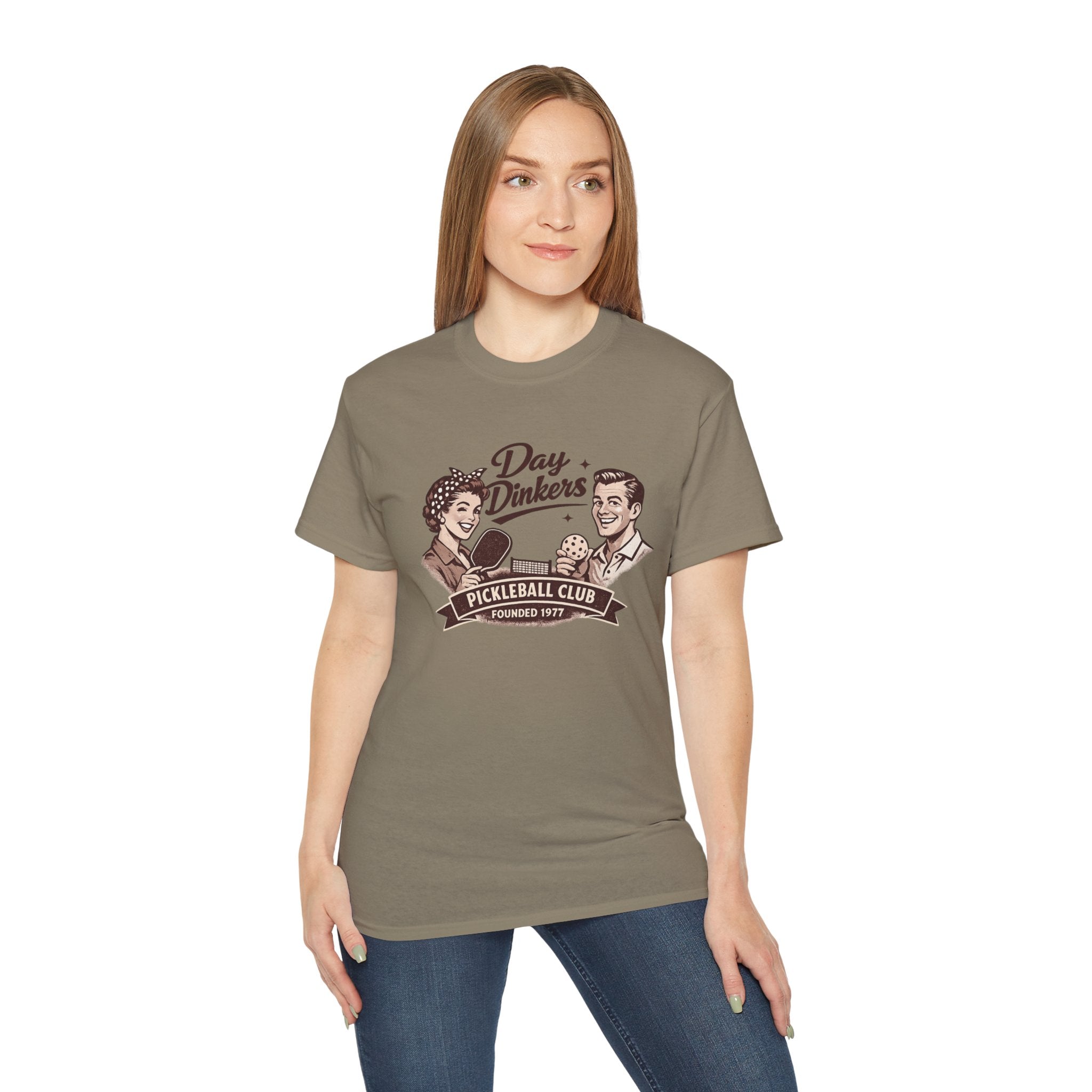 Day Drinkers Pickleball Club Tee – Vintage Pickleball Shirt