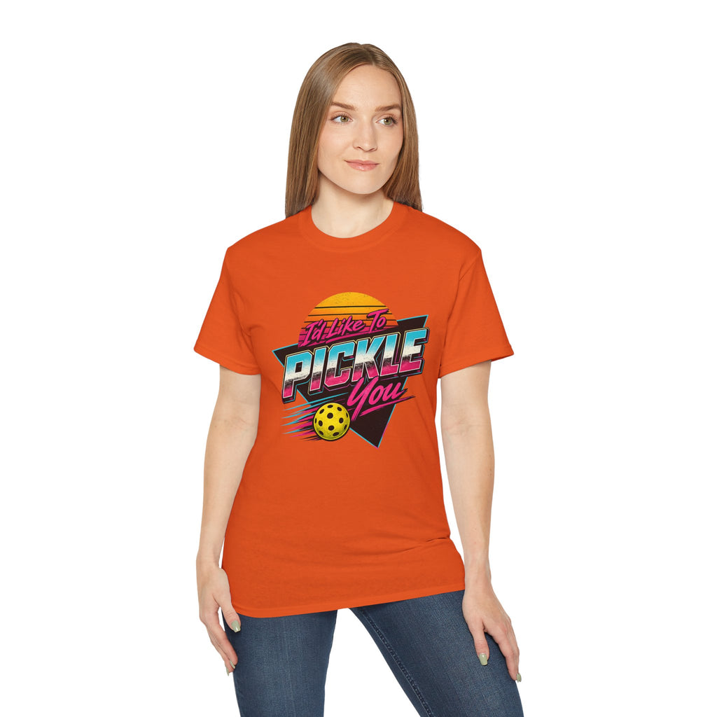 Retro 'I'll Like to Pickle You' Pickleball Tee