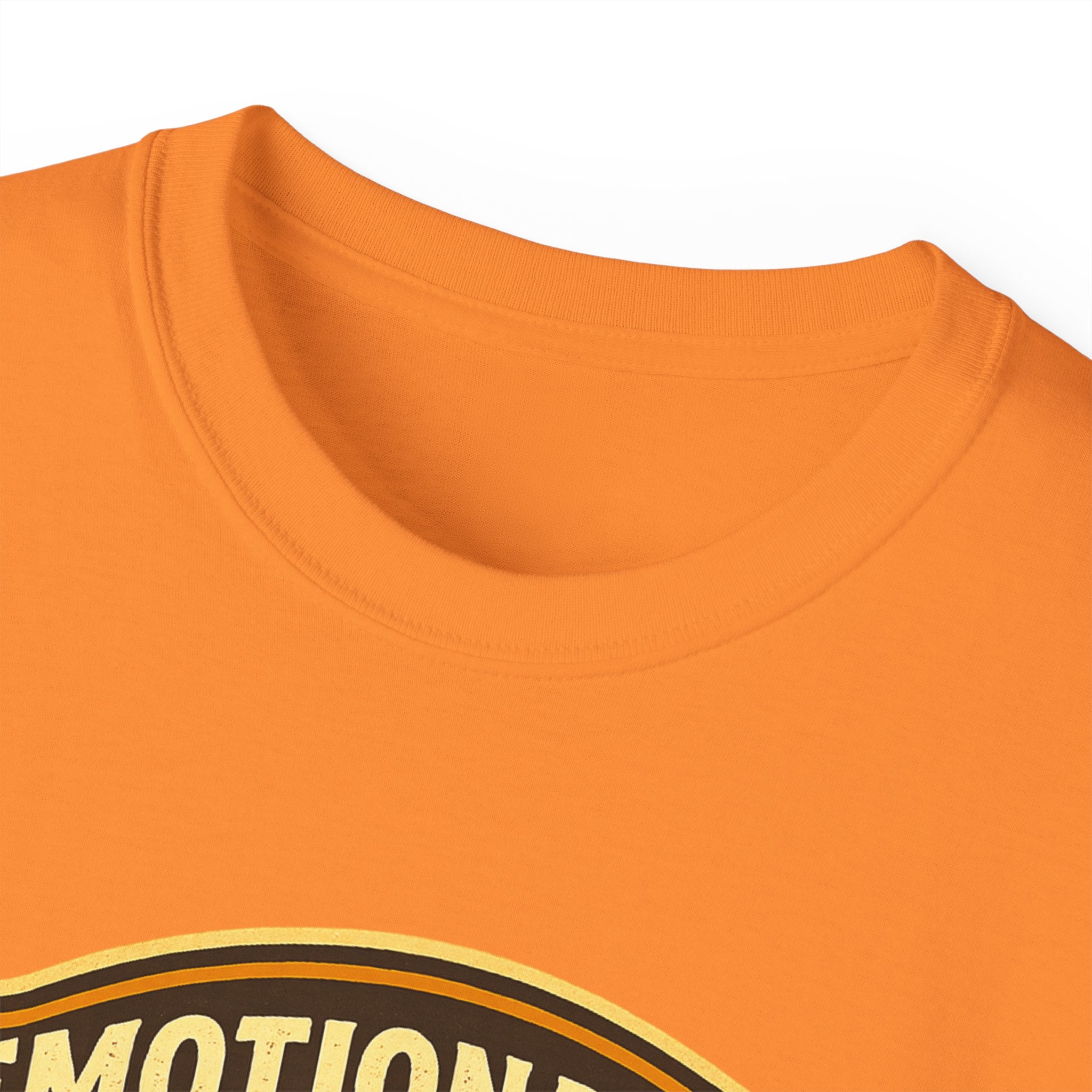 Pickleball Sunset Badge T‑Shirt  Emotionally Fueled by Pickleball