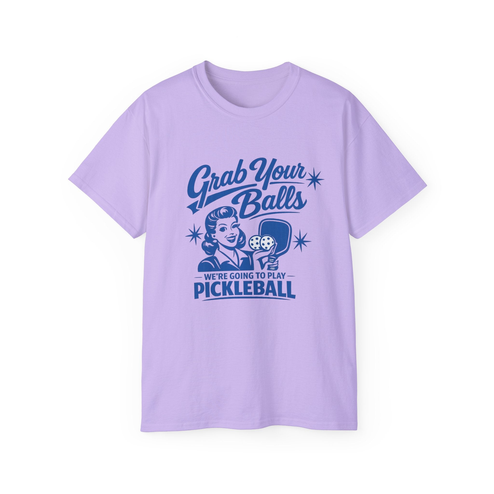 Grab Your Balls Pickleball T‑Shirt — Funny Retro Pickleball Tee