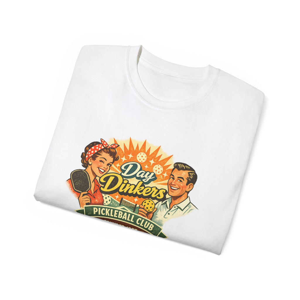 Day Drinkers Pickleball Club T-Shirt — Retro Pickleball Tee