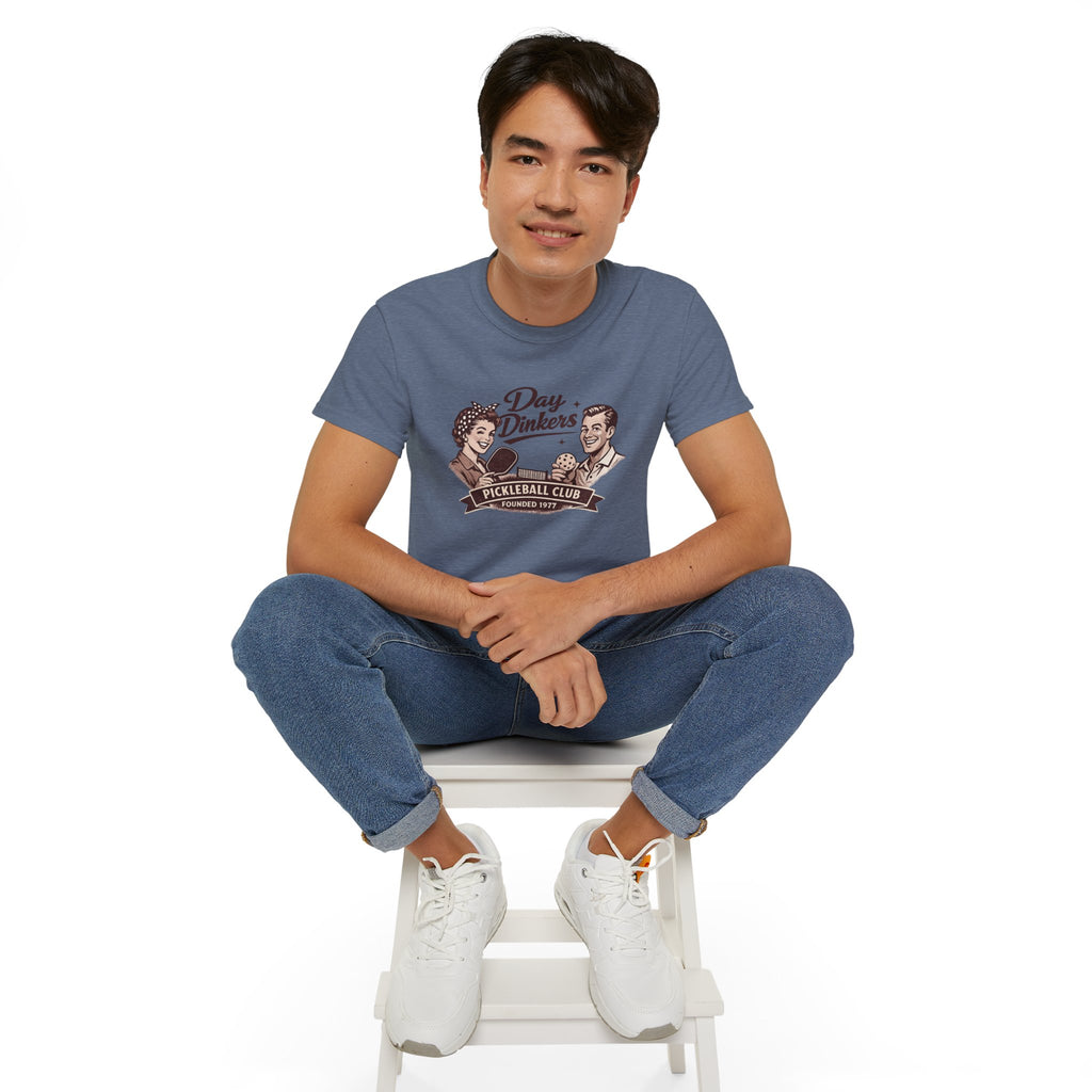 Day Drinkers Pickleball Club Tee – Vintage Pickleball Shirt
