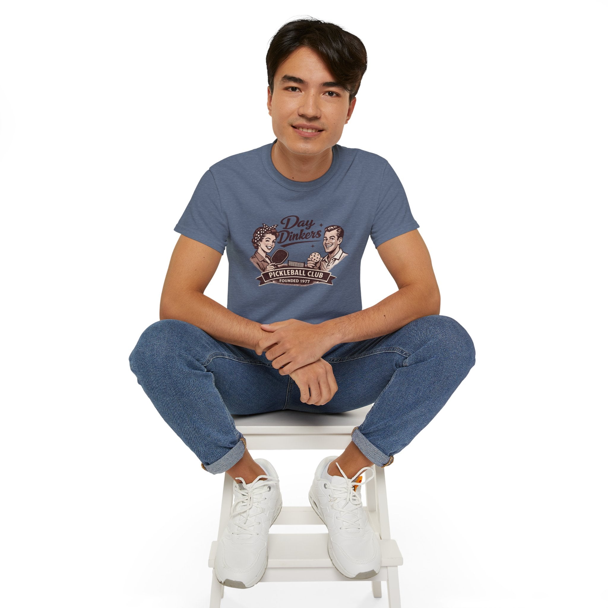 Day Drinkers Pickleball Club Tee – Vintage Pickleball Shirt