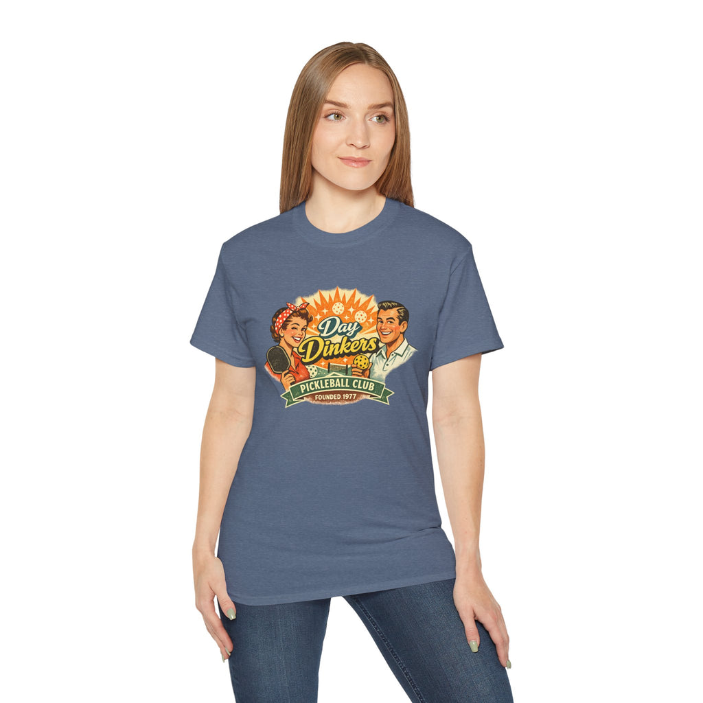 Day Drinkers Pickleball Club T-Shirt — Retro Pickleball Tee