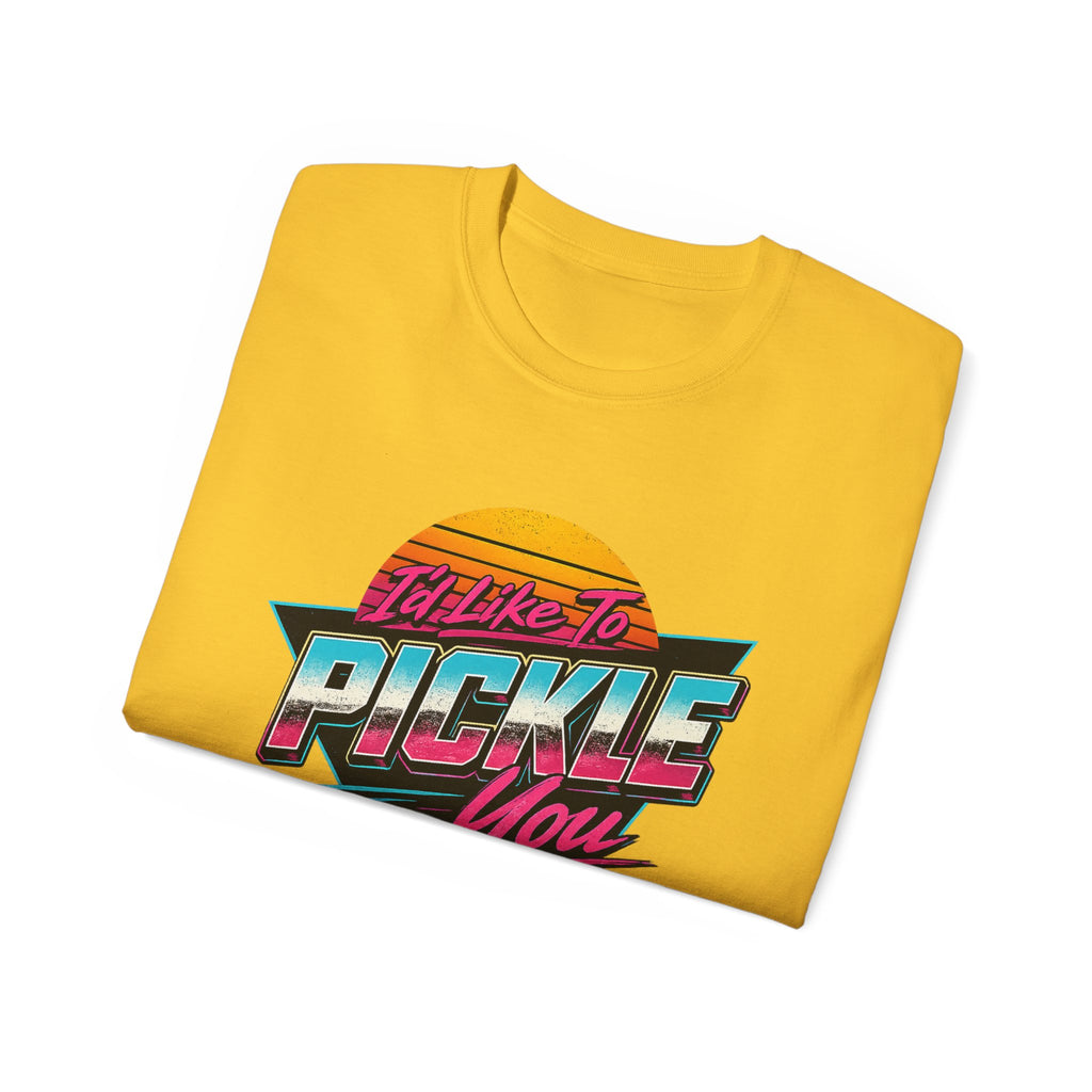 Retro 'I'll Like to Pickle You' Pickleball Tee