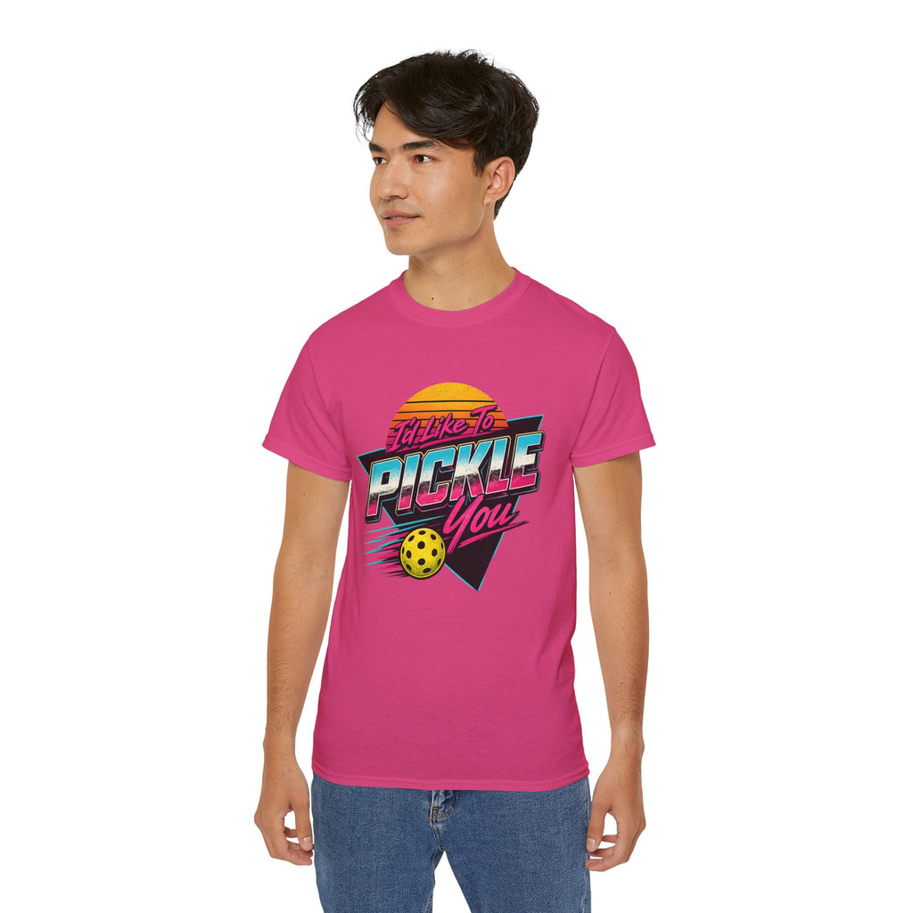 Retro 'I'll Like to Pickle You' Pickleball Tee