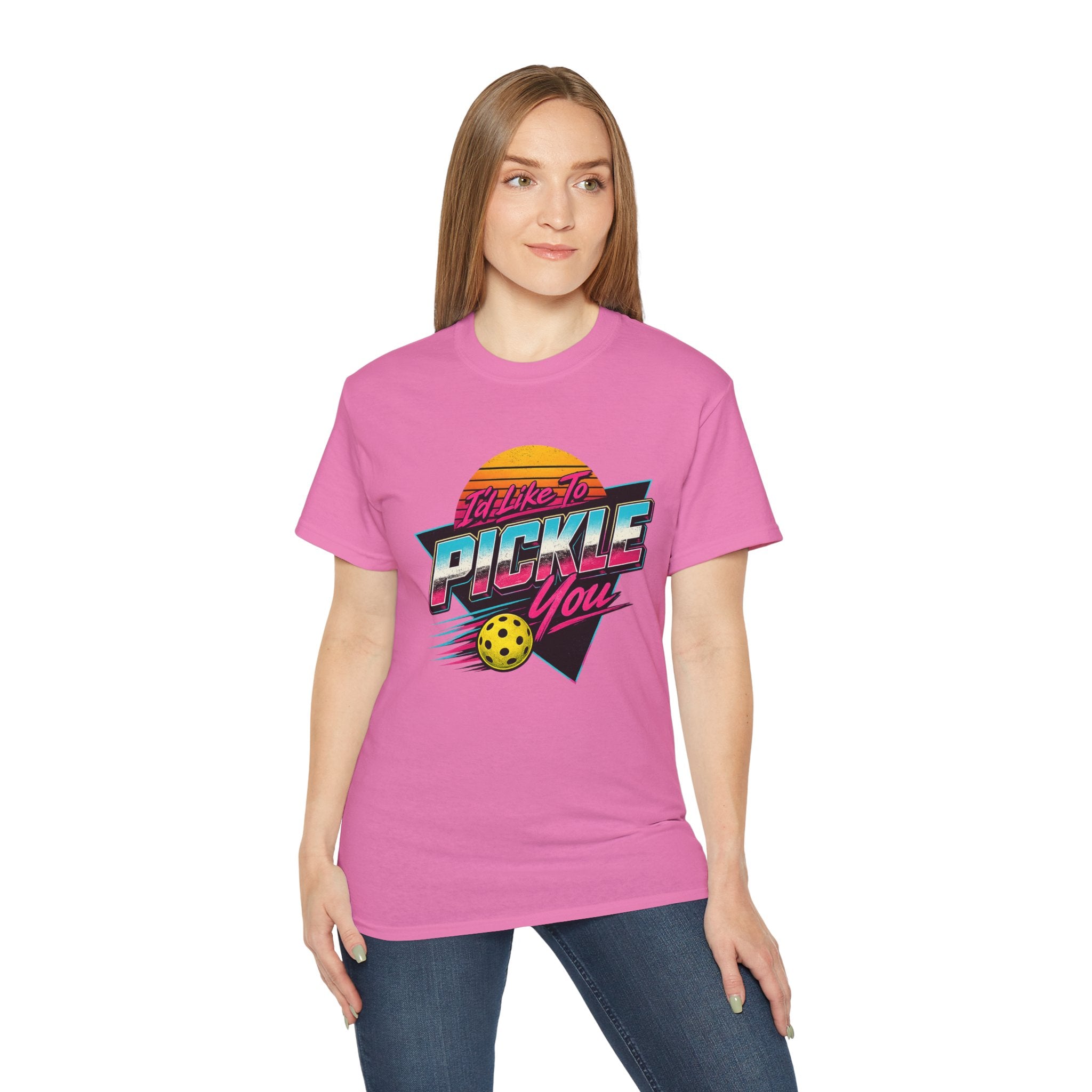 Retro 'I'll Like to Pickle You' Pickleball Tee