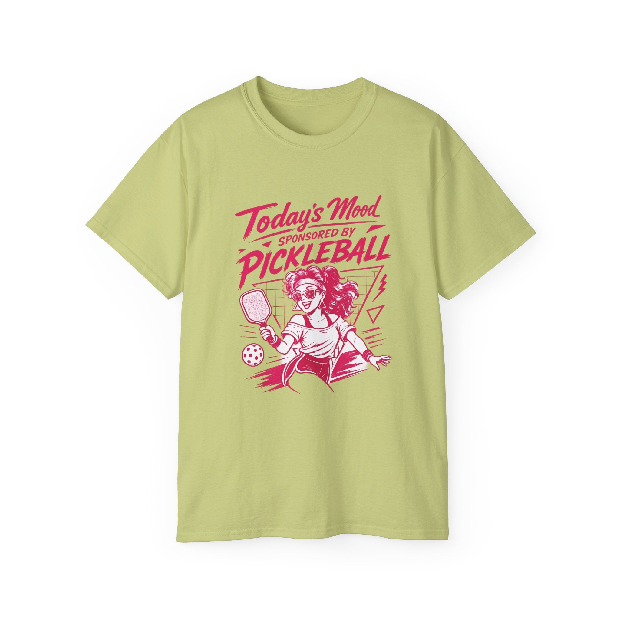 Pickleball Tee — "Today's Mood Sponsored by Pickleball" Retro Sports Shirt