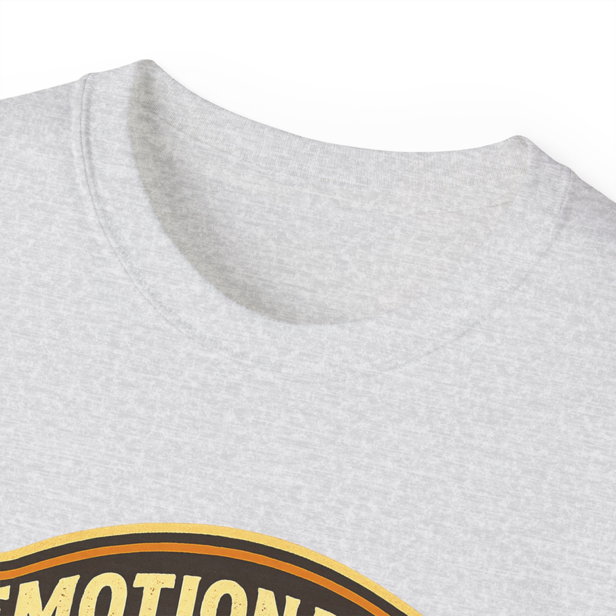 Pickleball Sunset Badge T‑Shirt  Emotionally Fueled by Pickleball