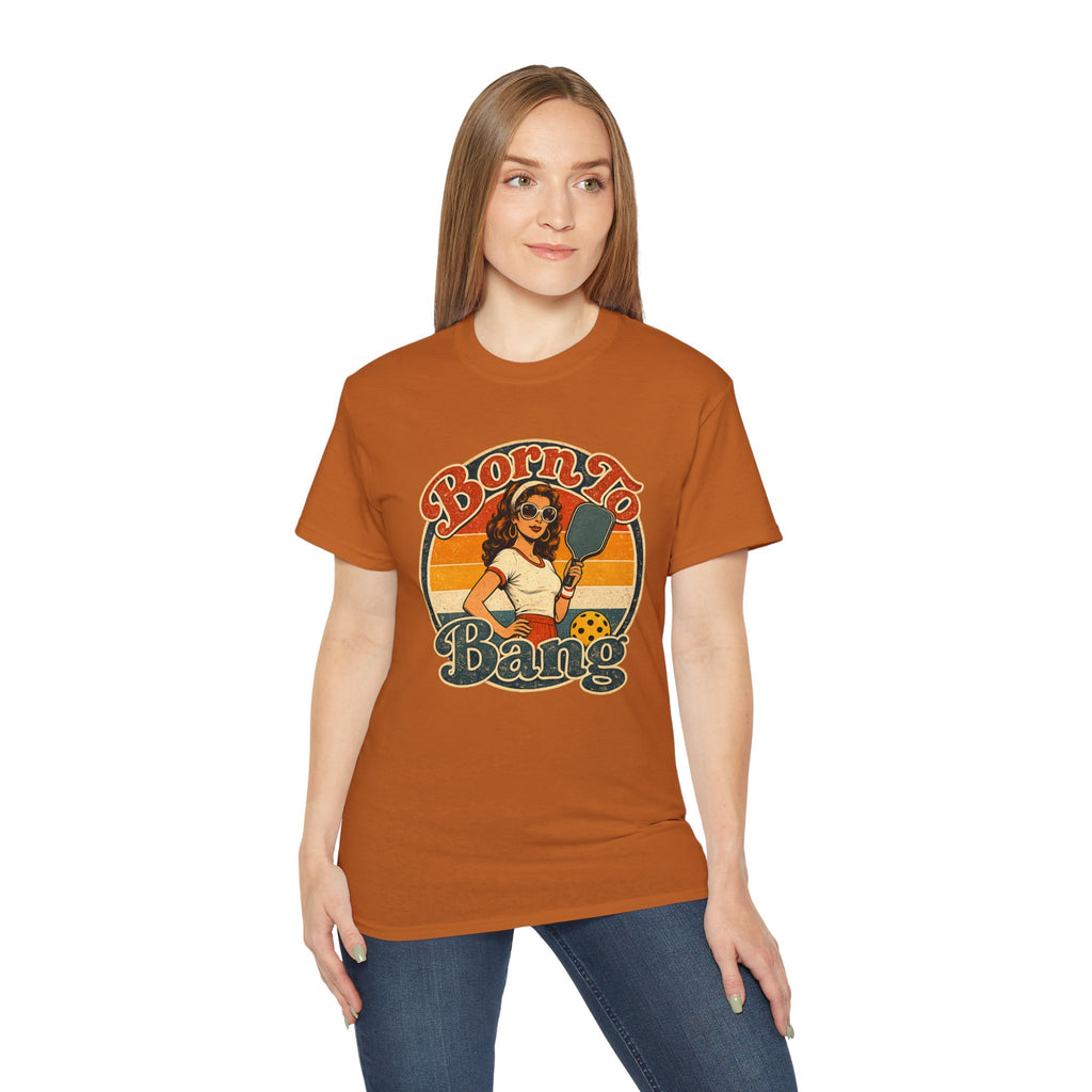 Born To Bang Pickleball Retro 70’s Tee