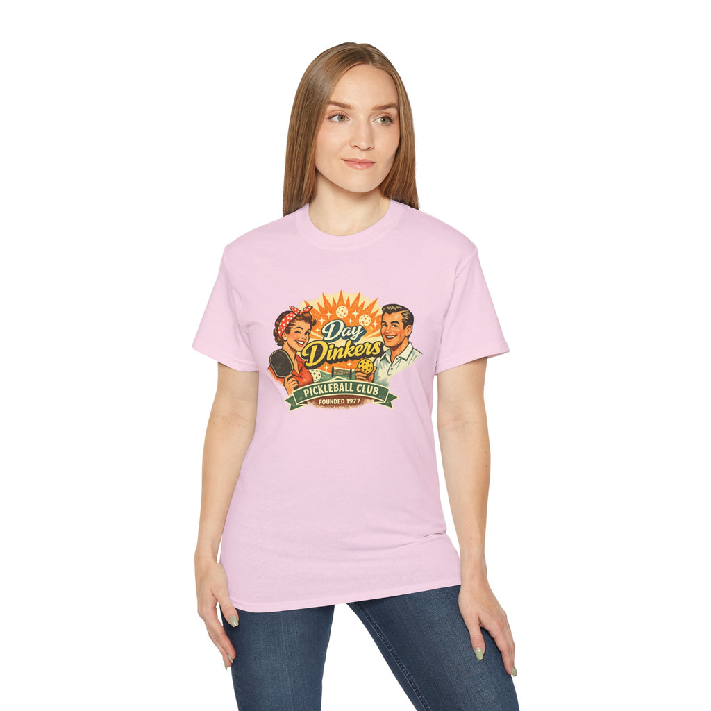 Day Drinkers Pickleball Club T-Shirt — Retro Pickleball Tee