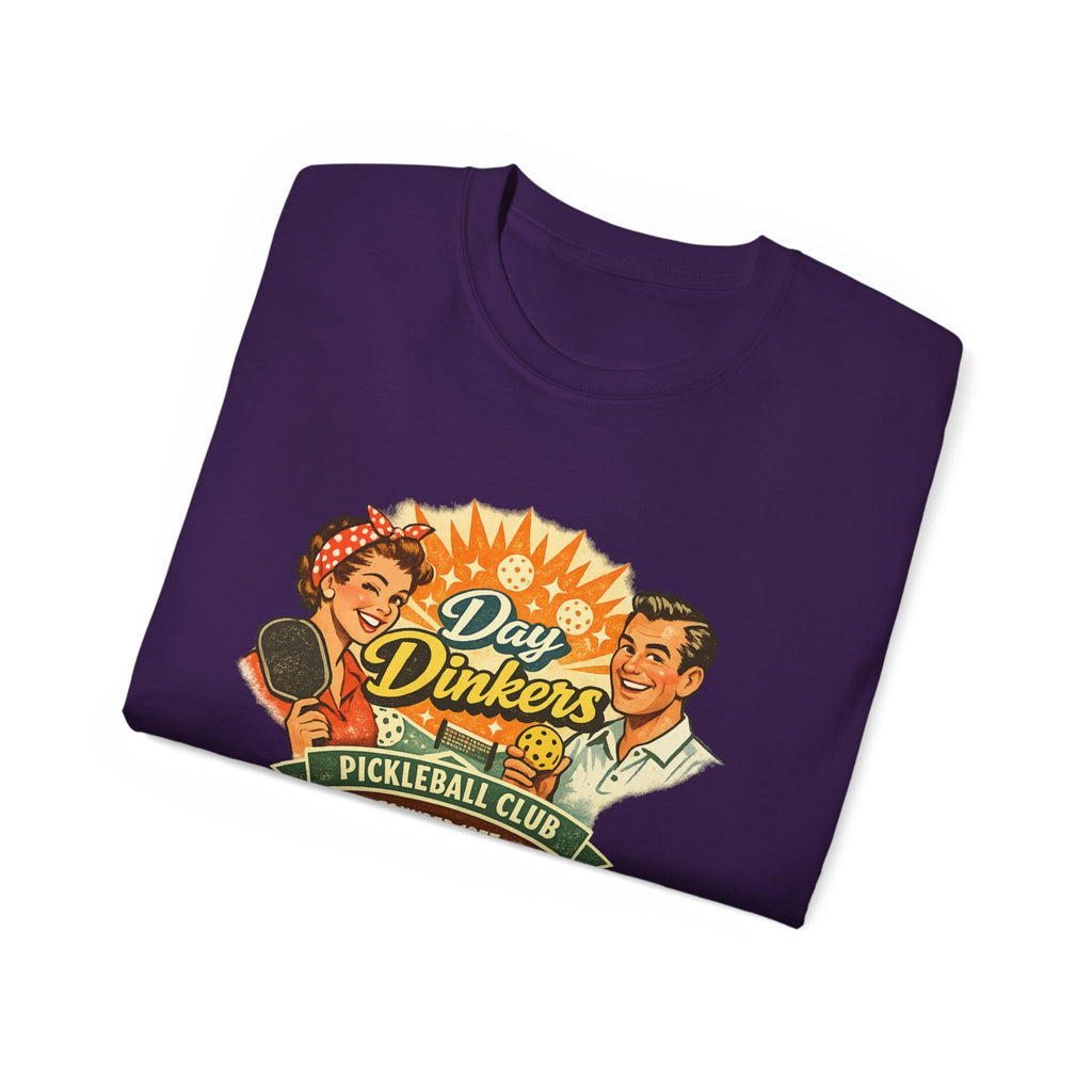 Day Drinkers Pickleball Club T-Shirt — Retro Pickleball Tee