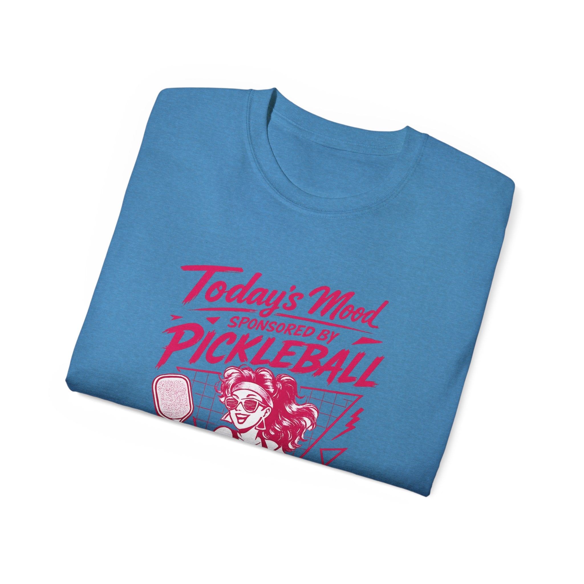 Pickleball Tee — "Today's Mood Sponsored by Pickleball" Retro Sports Shirt