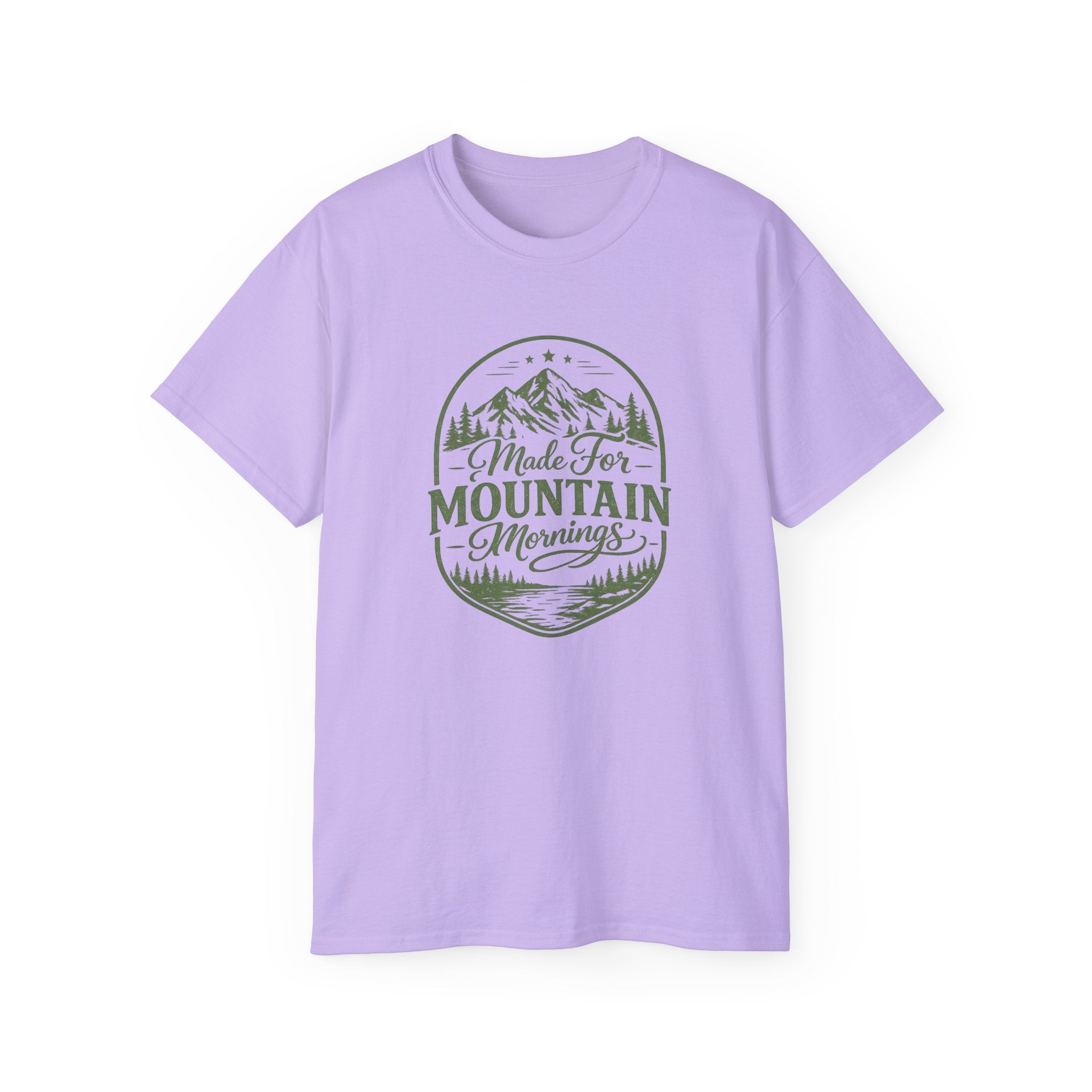 Made for Mountain Mornings Tee — Outdoor Adventure Graphic T-Shirt
