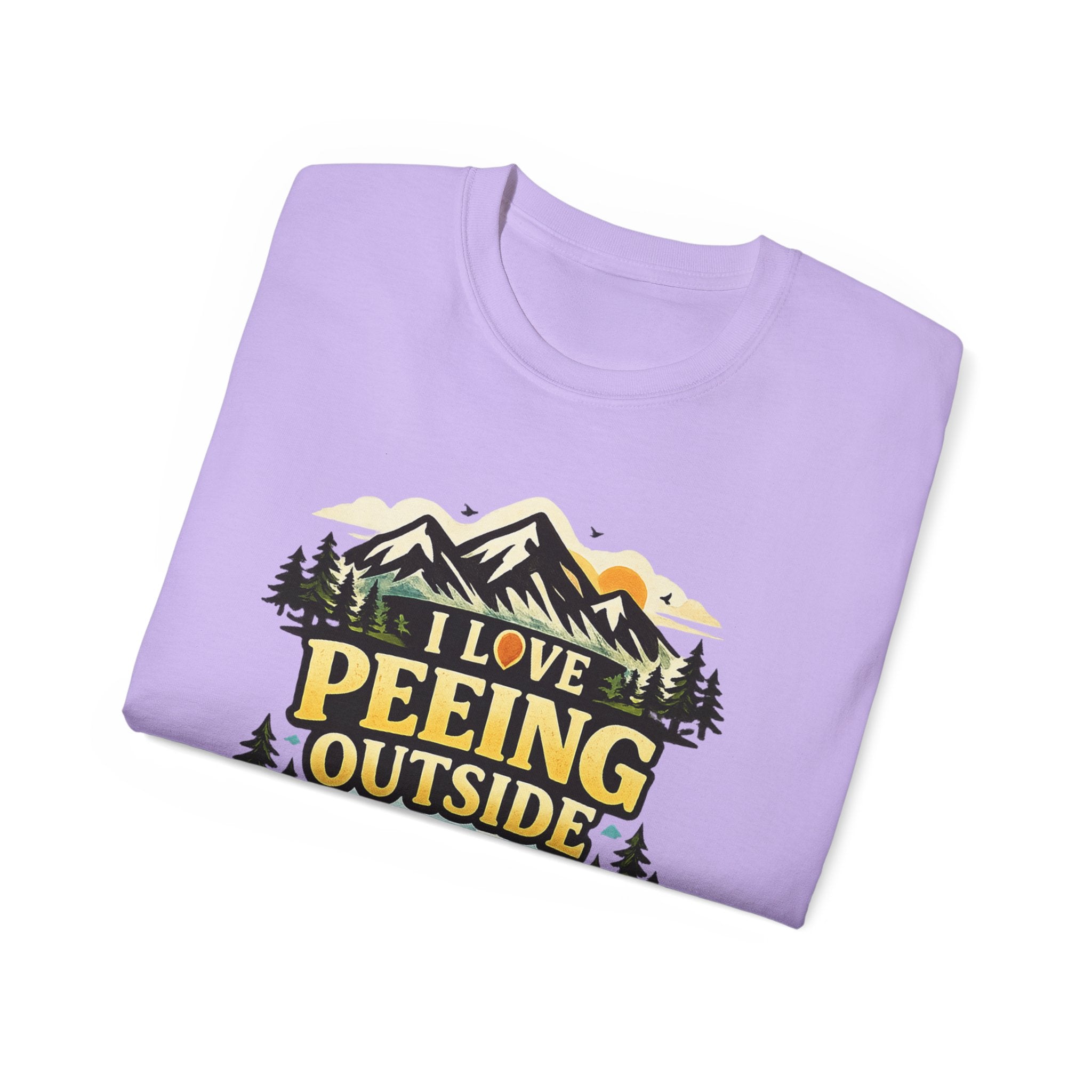 I Love Peeing Outside T-Shirt – Funny Outdoor Camping Tee
