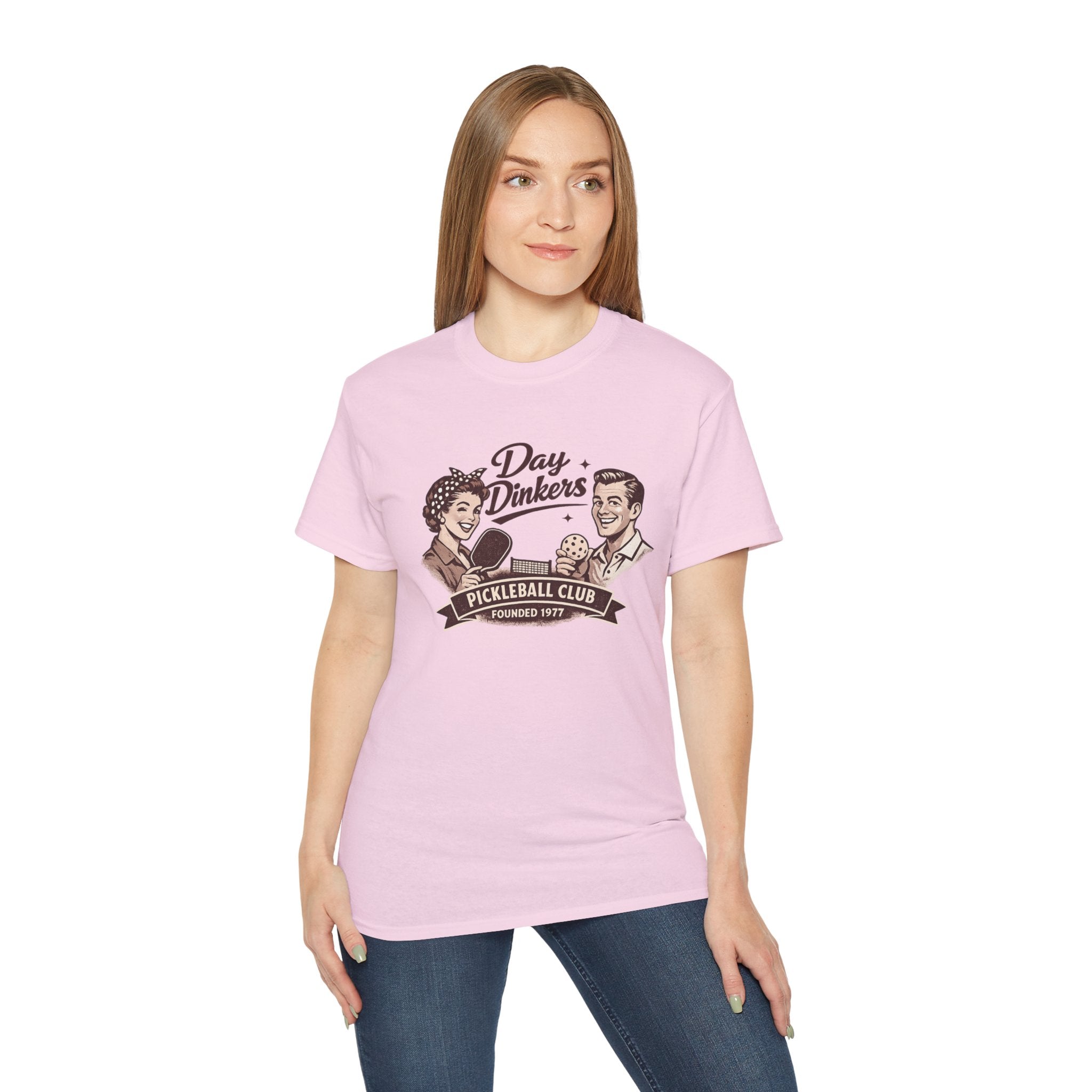 Day Drinkers Pickleball Club Tee – Vintage Pickleball Shirt
