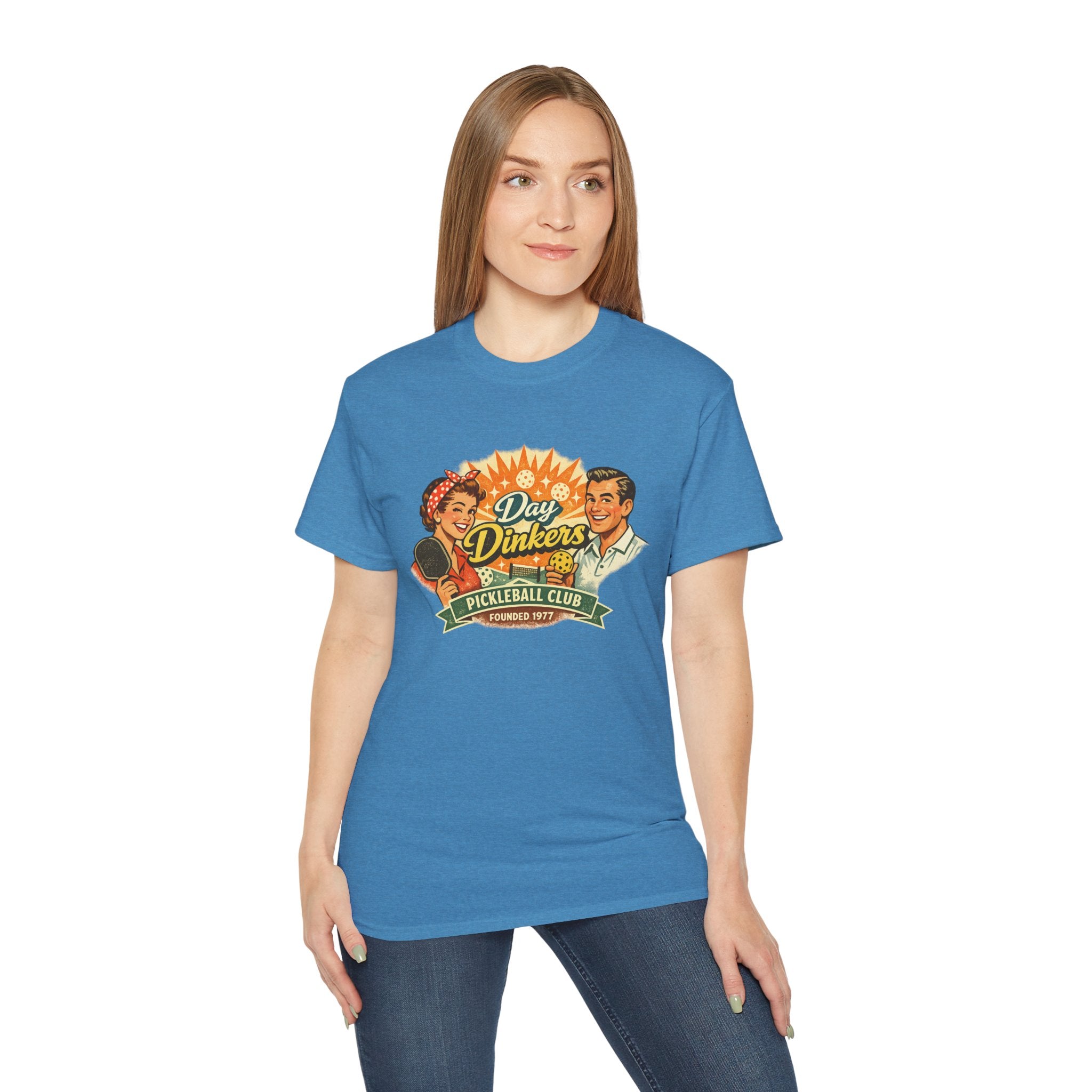 Day Drinkers Pickleball Club T-Shirt — Retro Pickleball Tee