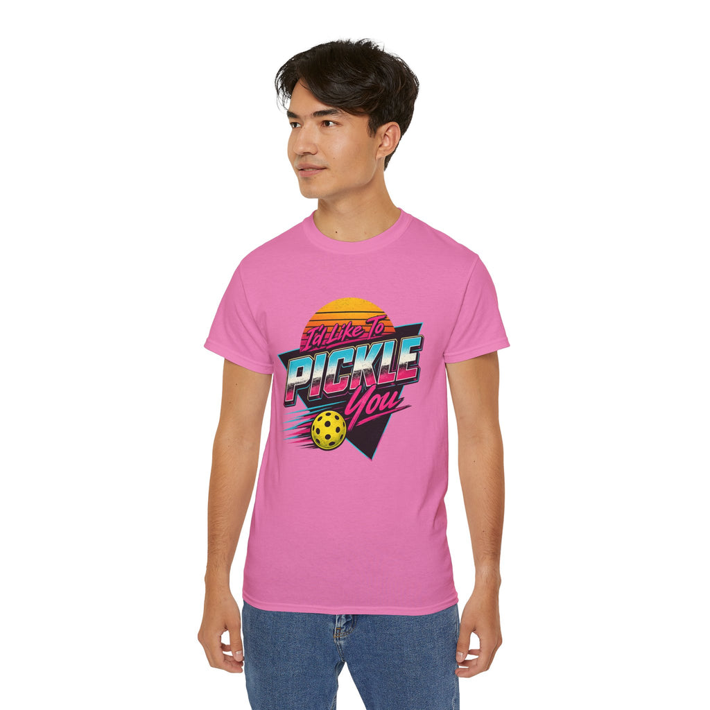 Retro 'I'll Like to Pickle You' Pickleball Tee
