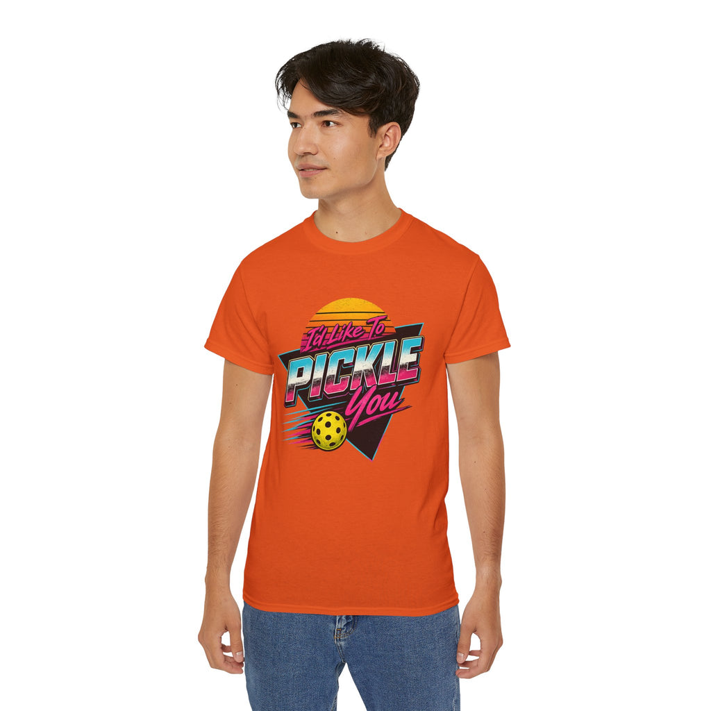 Retro 'I'll Like to Pickle You' Pickleball Tee