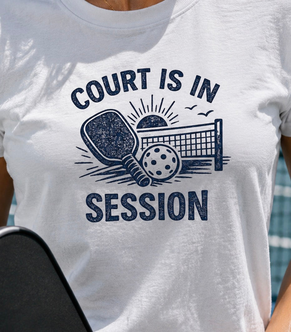 Court Is In Session Pickleball T-Shirt