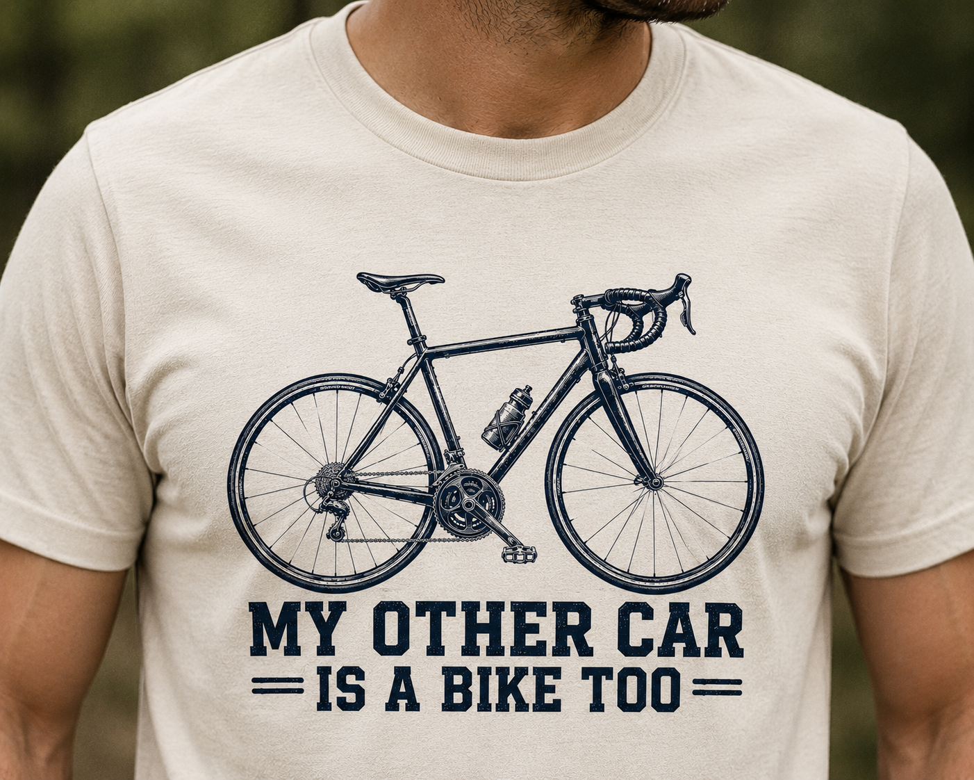 Bike T‑Shirt "My Other Car Is a Bike Too" – Cycling Tee for Bike Lovers