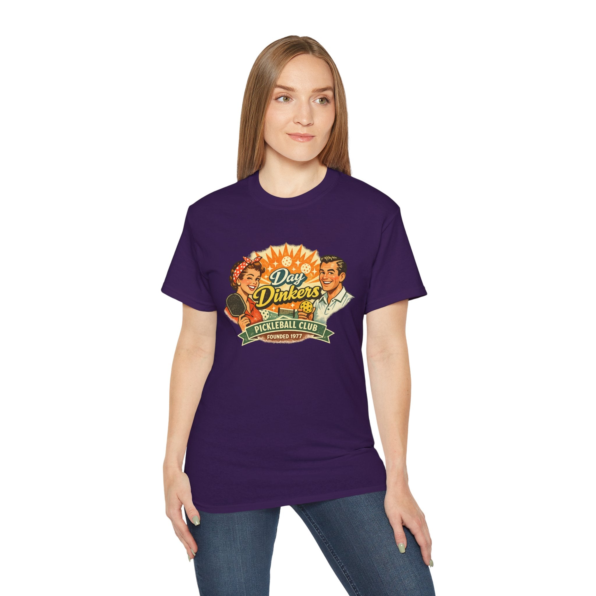 Day Drinkers Pickleball Club T-Shirt — Retro Pickleball Tee