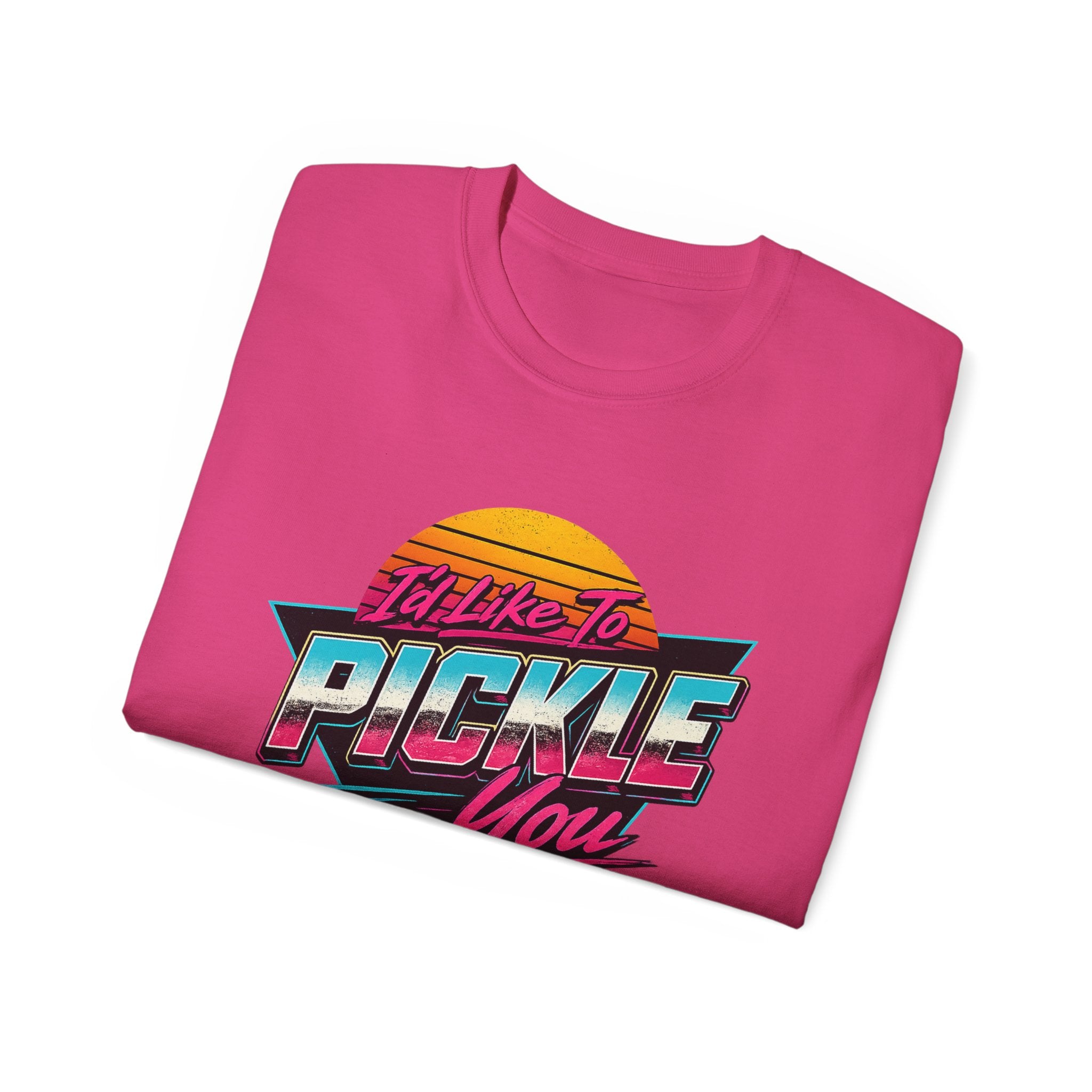 Retro 'I'll Like to Pickle You' Pickleball Tee