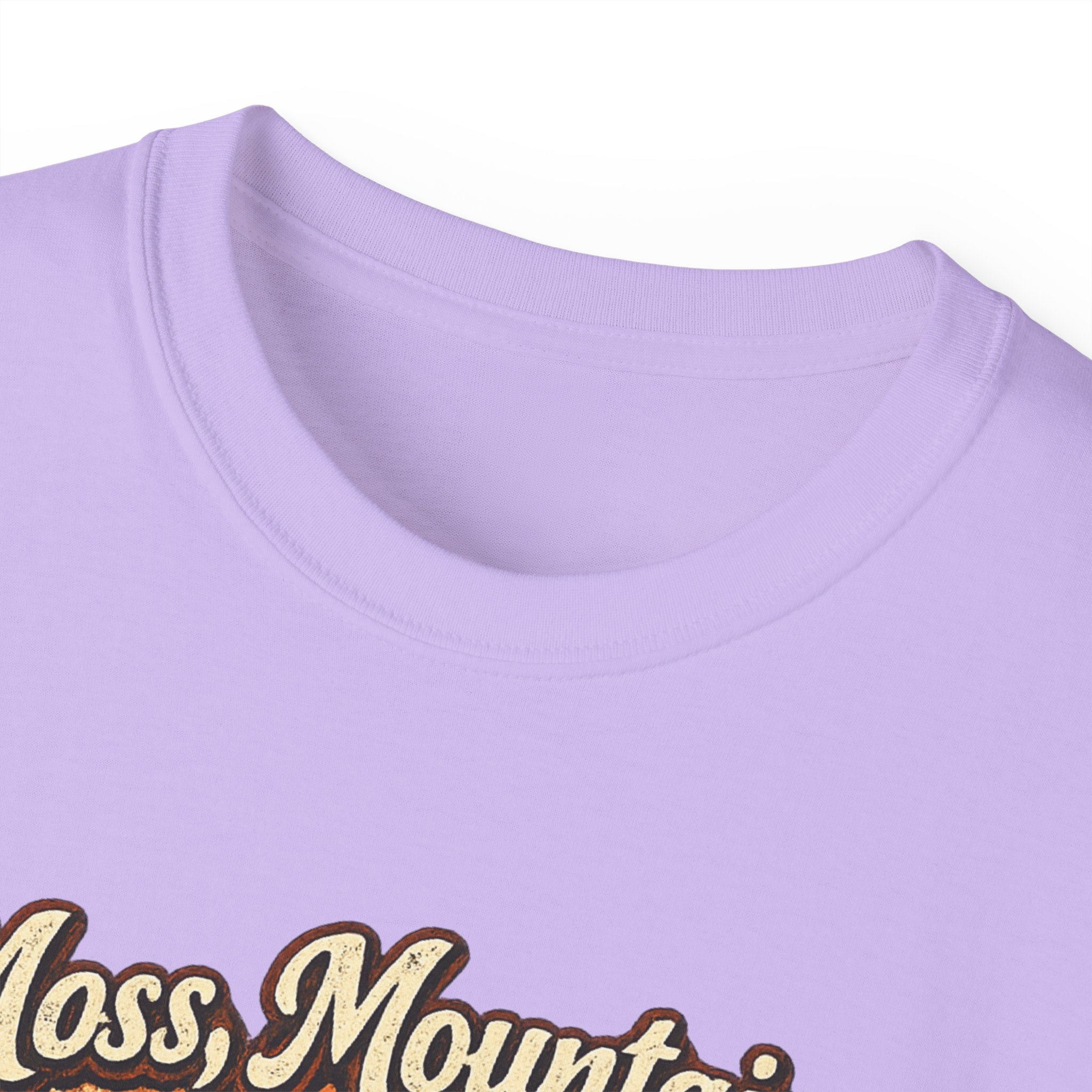 Moss, Mountains & Morning Coffee Tee — Vintage Camping Coffee T‑Shirt