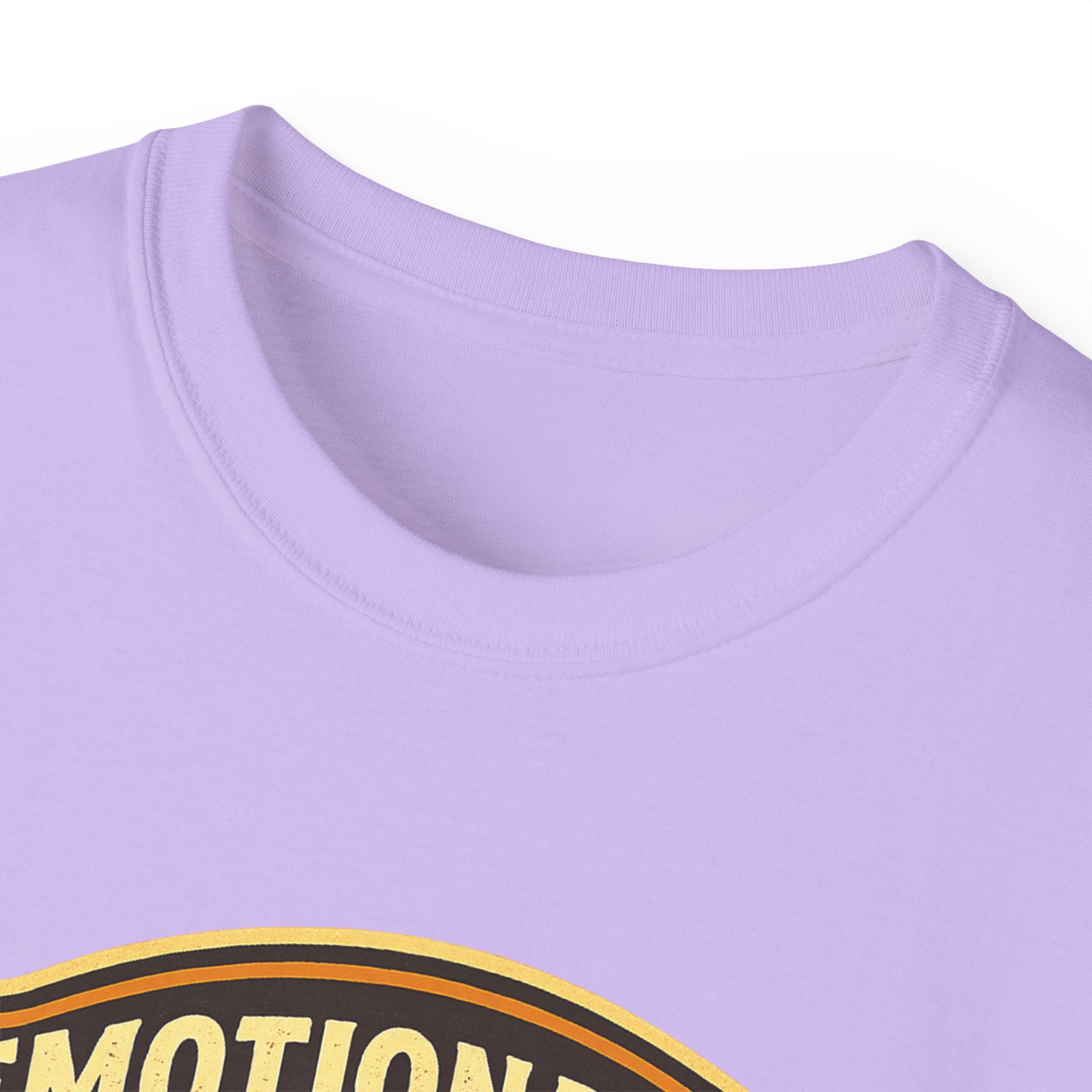 Pickleball Sunset Badge T‑Shirt  Emotionally Fueled by Pickleball