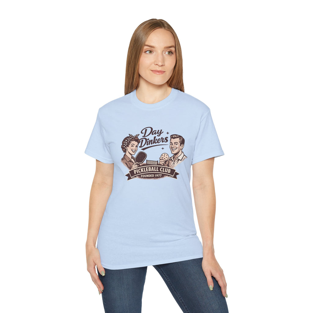 Day Drinkers Pickleball Club Tee – Vintage Pickleball Shirt