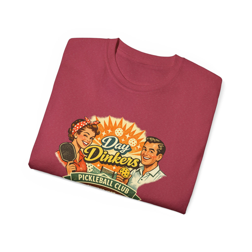 Day Drinkers Pickleball Club T-Shirt — Retro Pickleball Tee