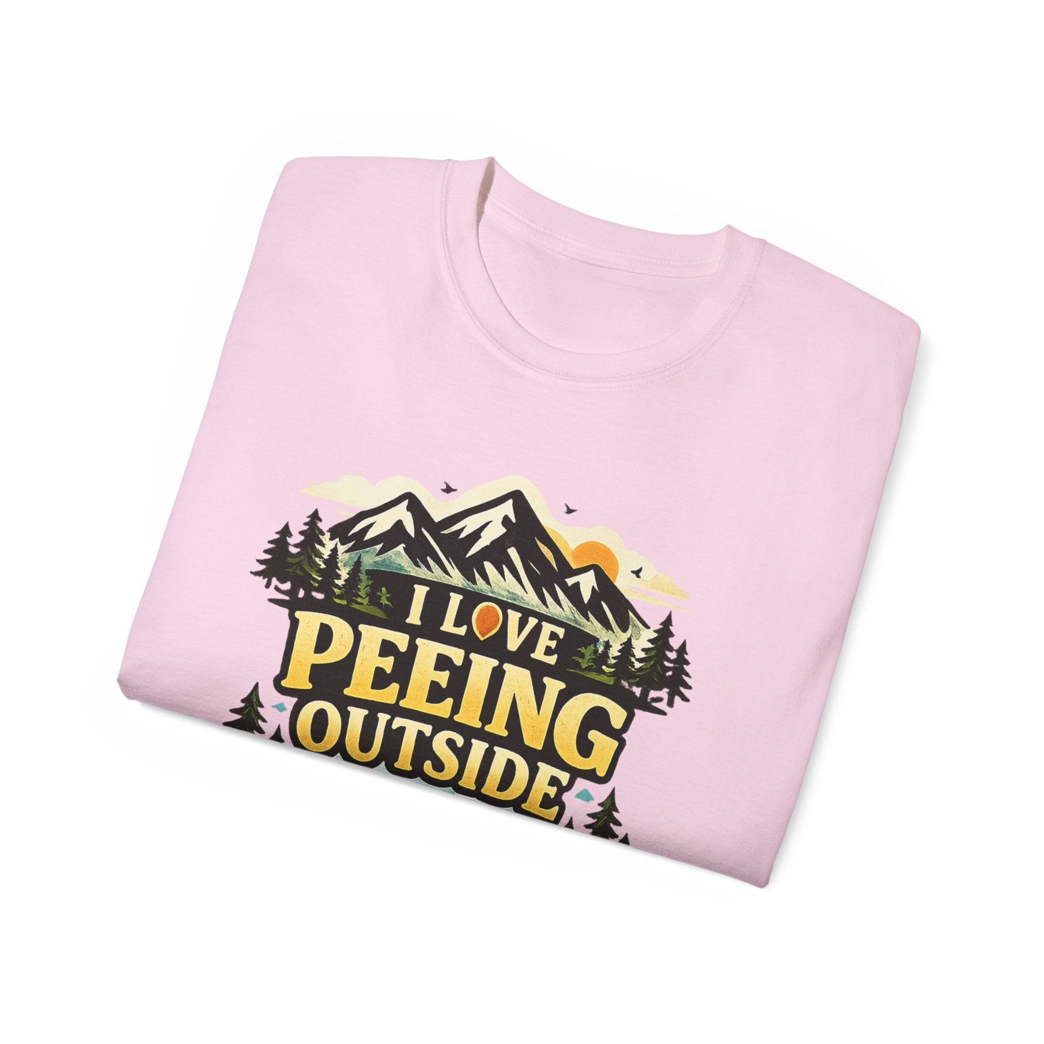 I Love Peeing Outside T-Shirt – Funny Outdoor Camping Tee