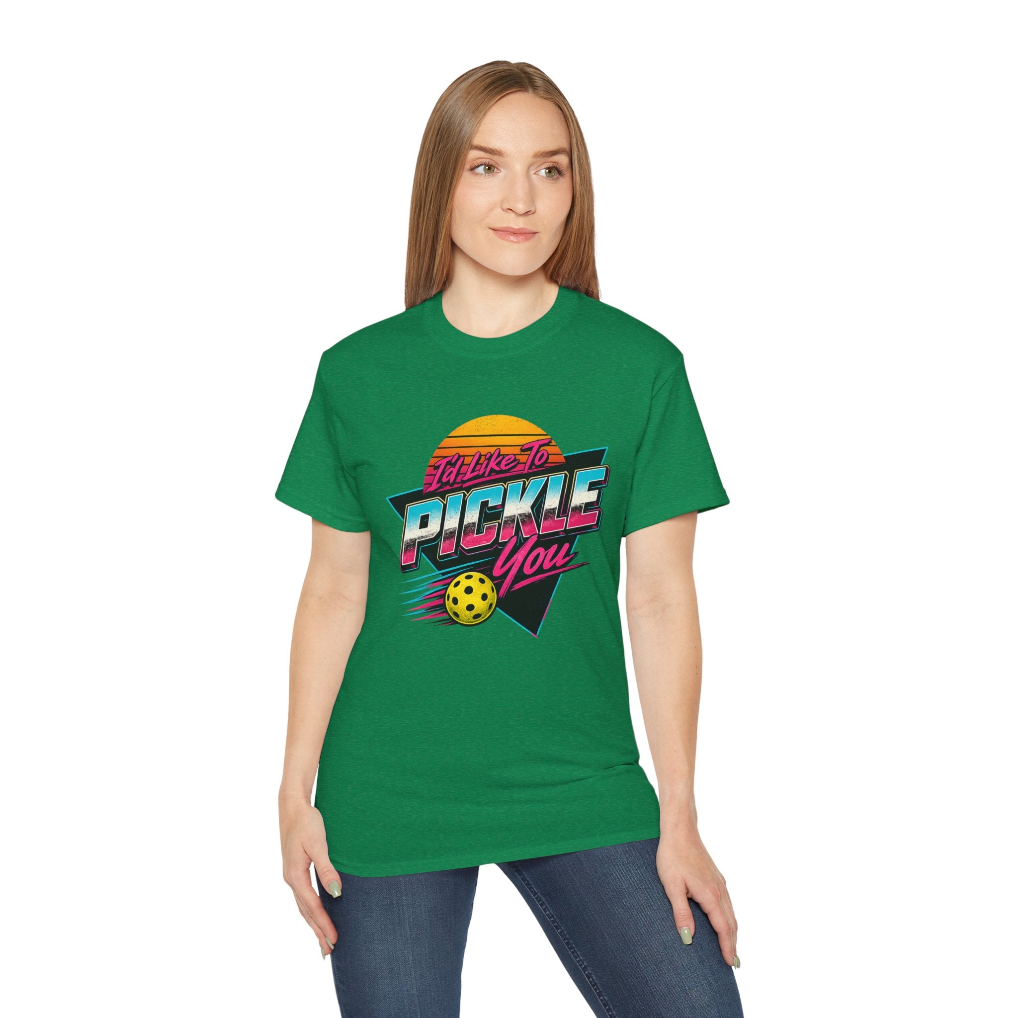 Retro 'I'll Like to Pickle You' Pickleball Tee