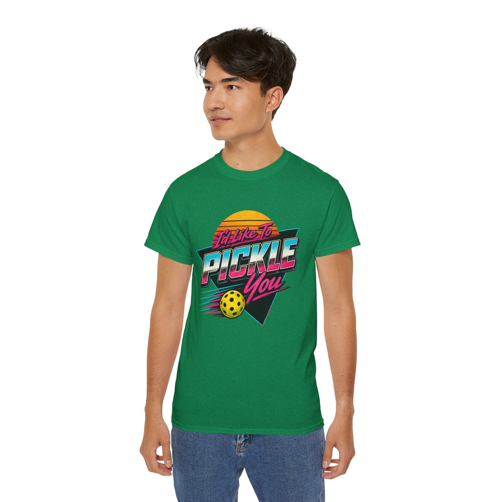 Retro 'I'll Like to Pickle You' Pickleball Tee