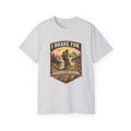 I Brake For Absolutely Nothing womans mountain biking Tee shirt  Vintage Outdoors MTB Tee
