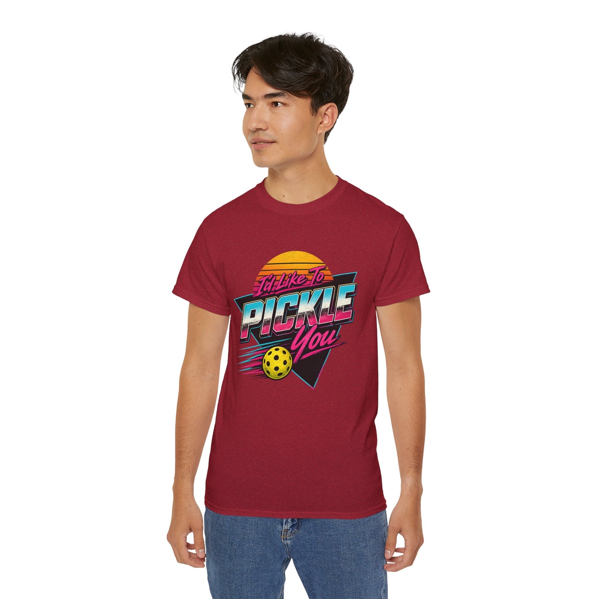 Retro 'I'll Like to Pickle You' Pickleball Tee