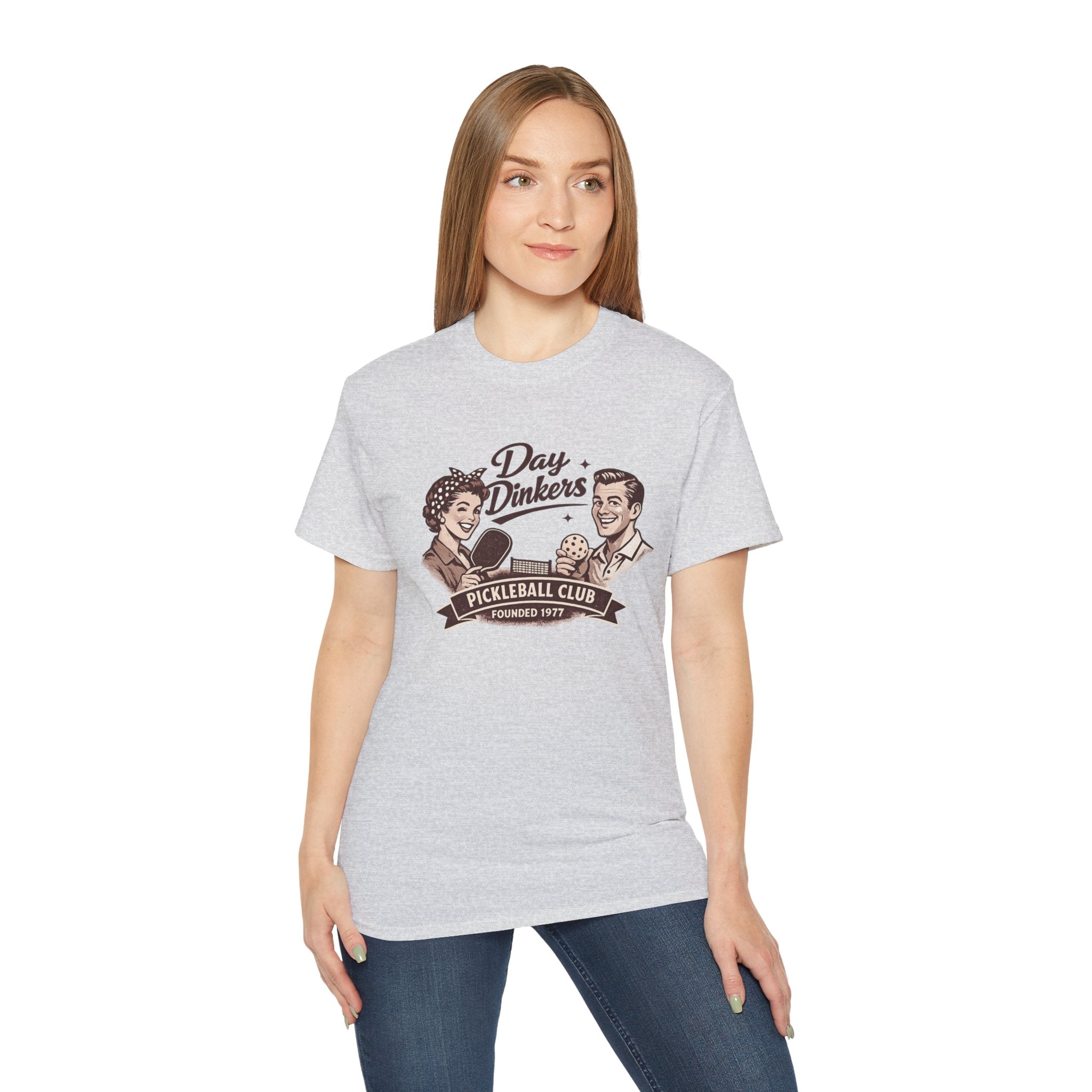 Day Drinkers Pickleball Club Tee – Vintage Pickleball Shirt