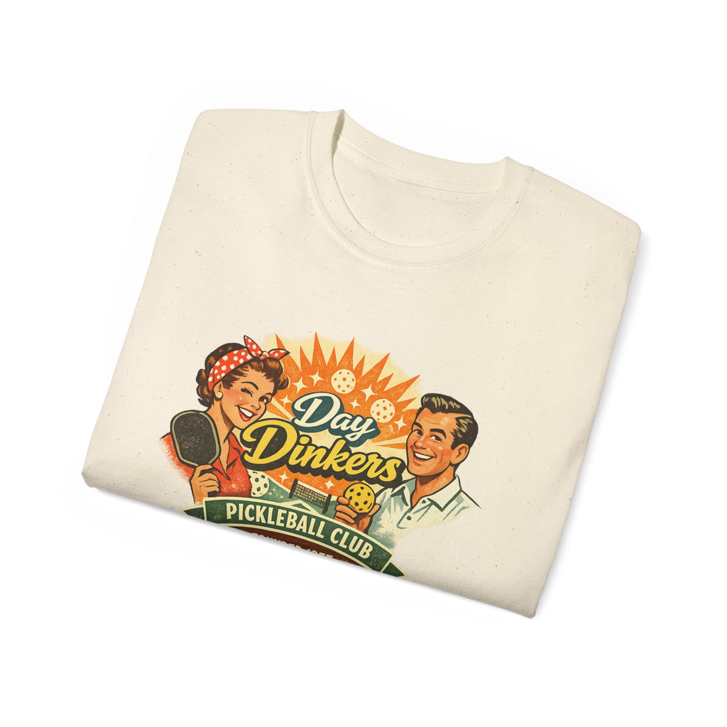 Day Drinkers Pickleball Club T-Shirt — Retro Pickleball Tee