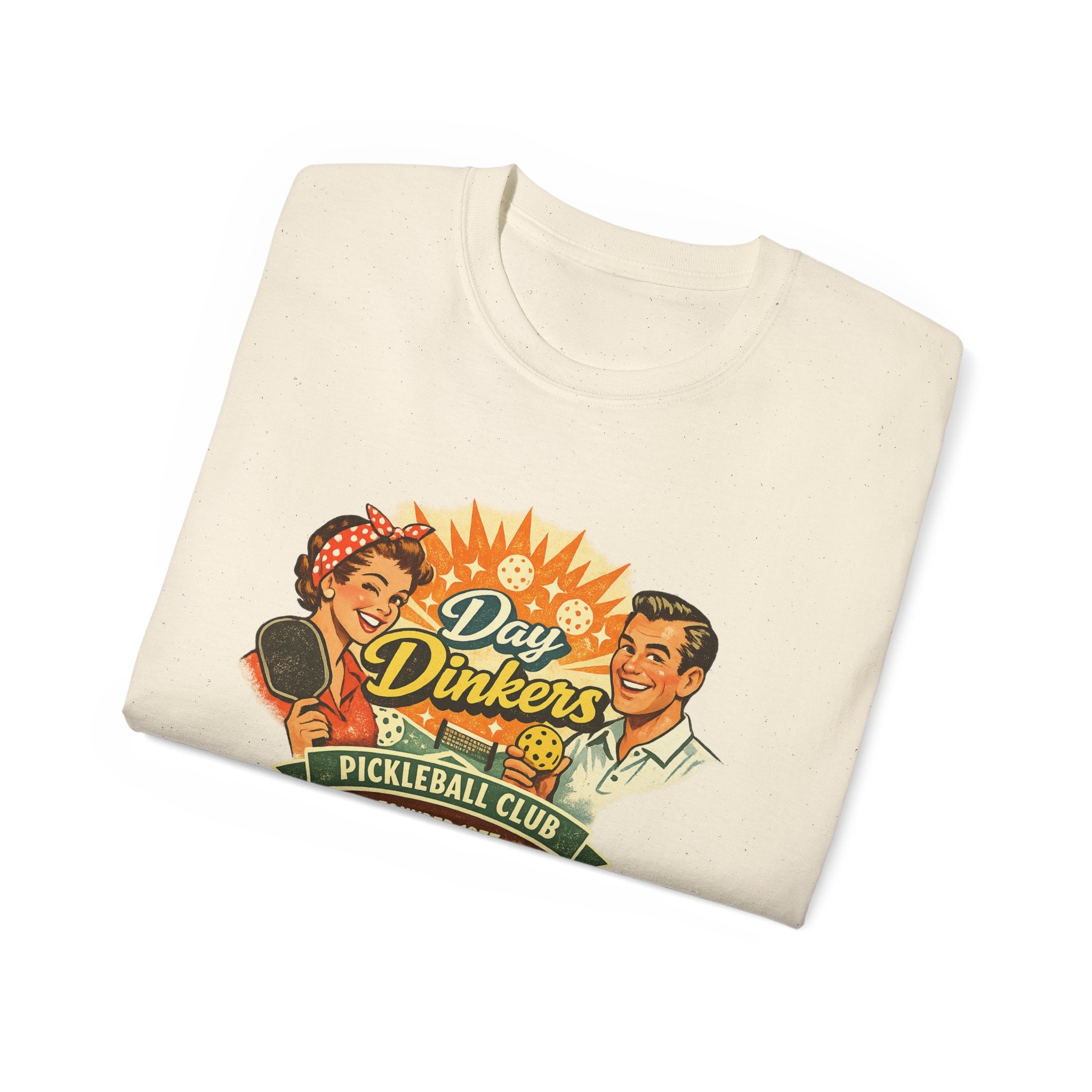 Day Drinkers Pickleball Club T-Shirt — Retro Pickleball Tee